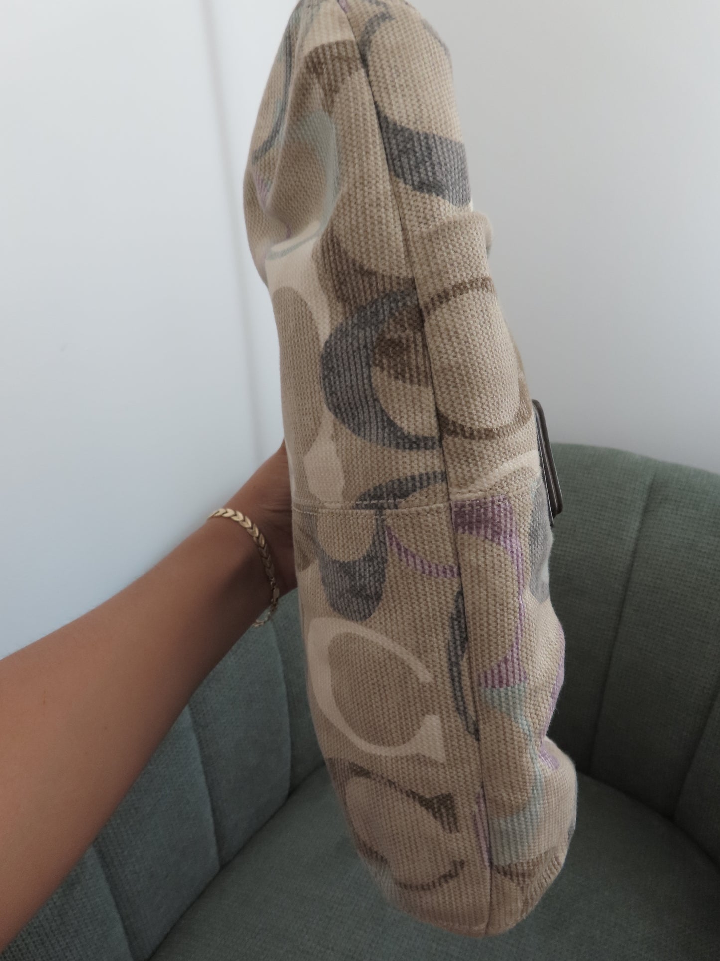 Coach Optic Signature Soho Sufflette Bag