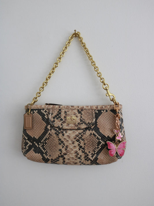 Coach Snakeskin Madison Mini Bag