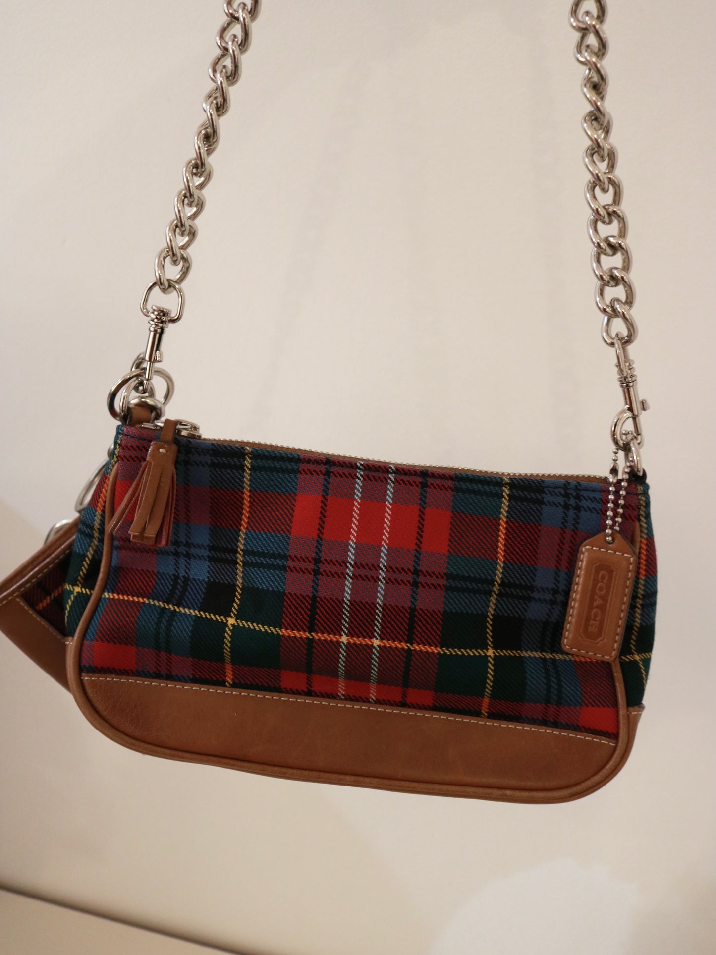 Plaid Demi Hamptons Cross Body Bag with Matching Wallet
