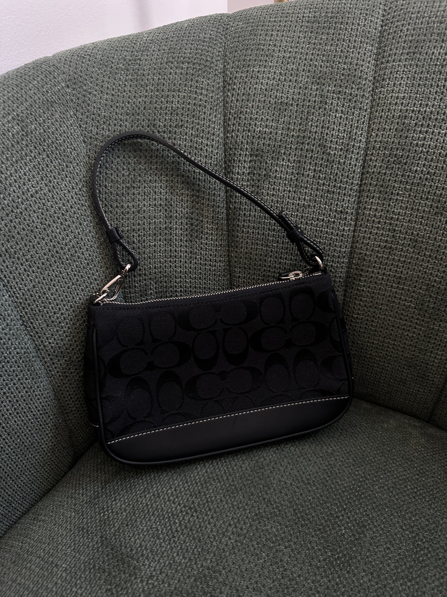Coach Black Demi Hamptons Bag