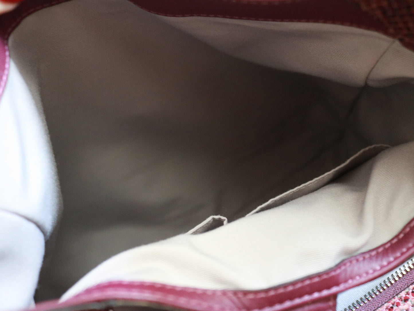 Rare Coach Snakeskin Burgundy Soho Lynn Bag