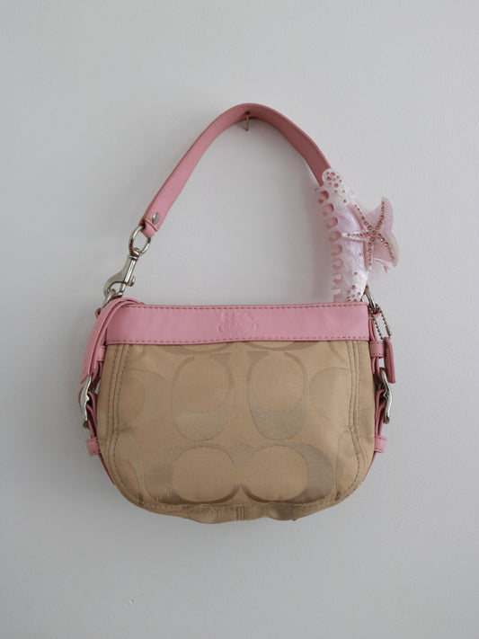 Rare Pink Coach Mini Zoe Bag