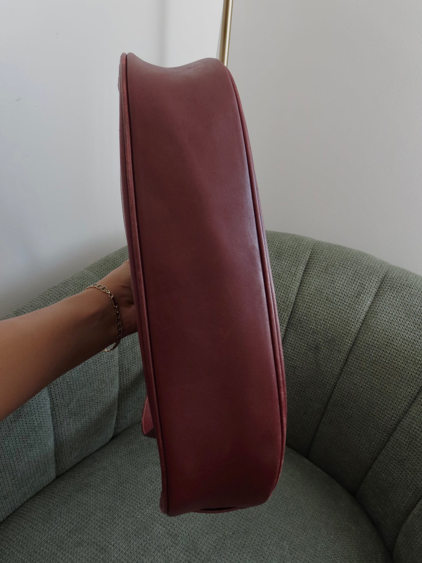 Coach Burgundy Hamptons Hobo Bag