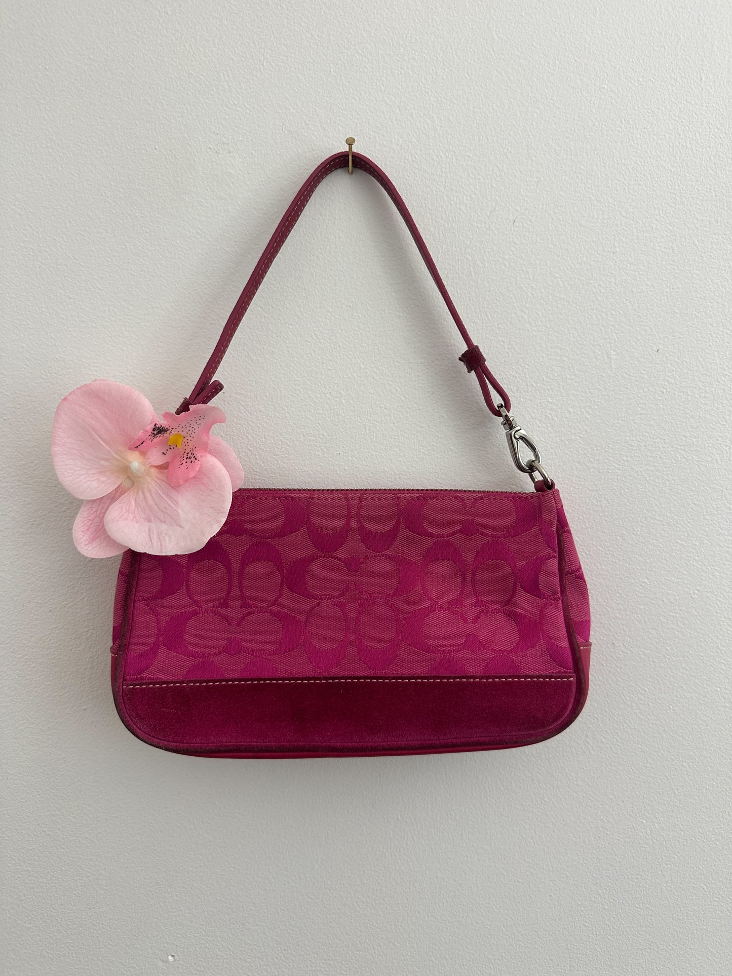 Rare Coach Pink Demi Hamptons Bag