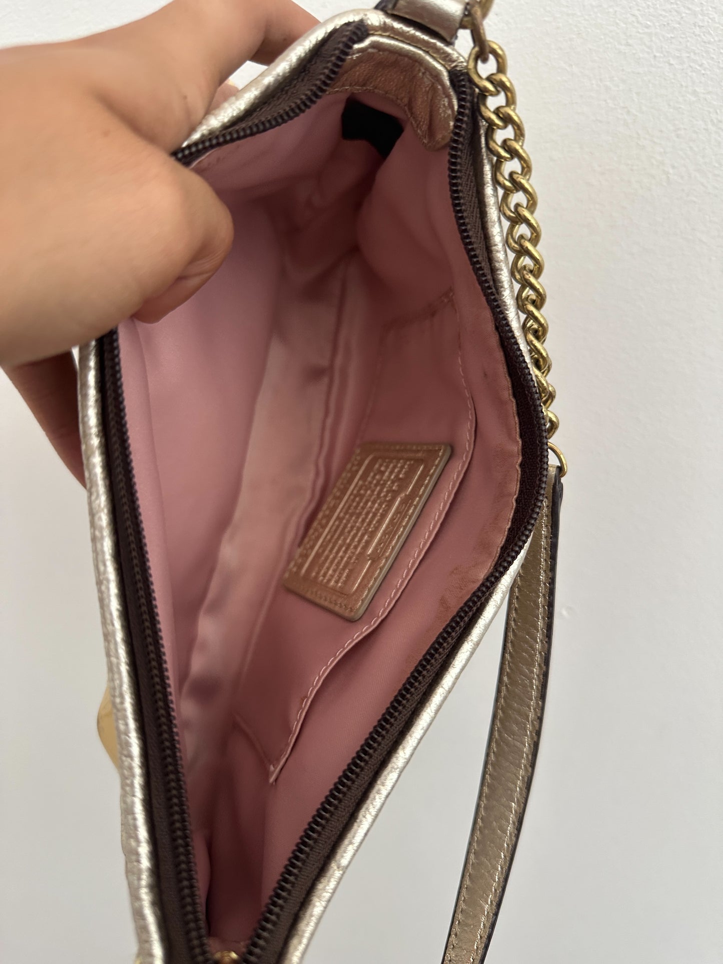 Coach Flower Signature Shoulder Bag