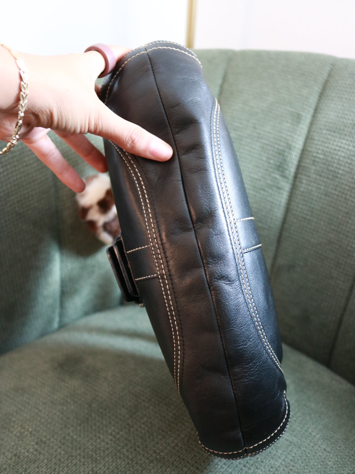 Coach Black Leather Soho Bag