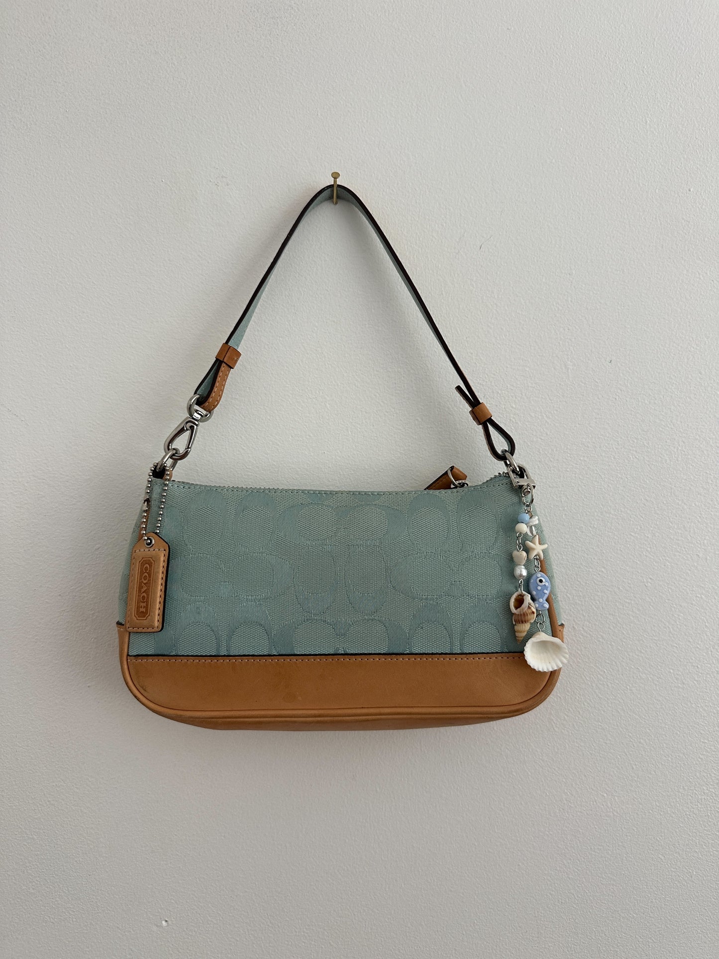 Coach Light Blue Demi Hamptons Bag