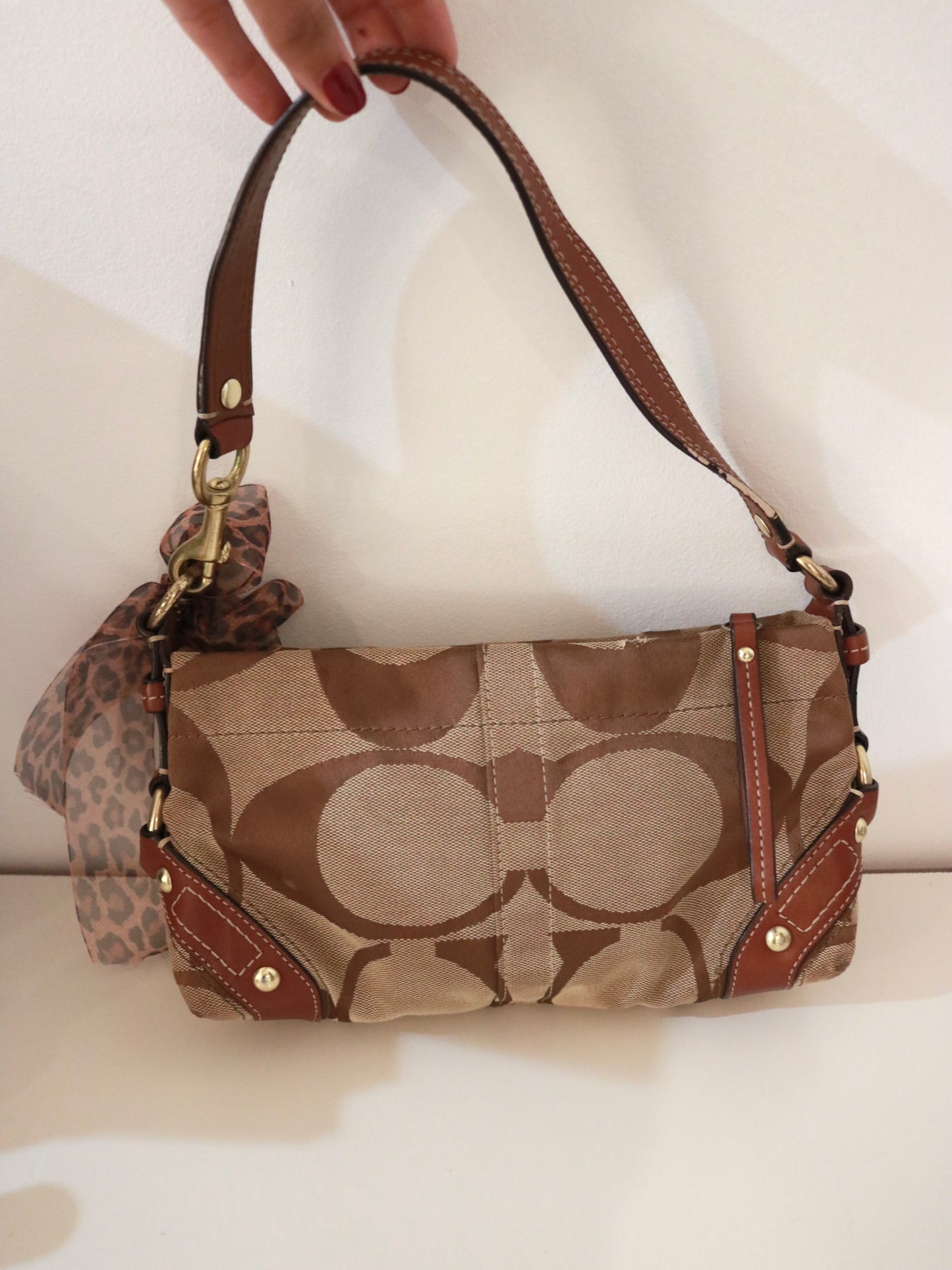 Coach Brown Mini Carly Bag