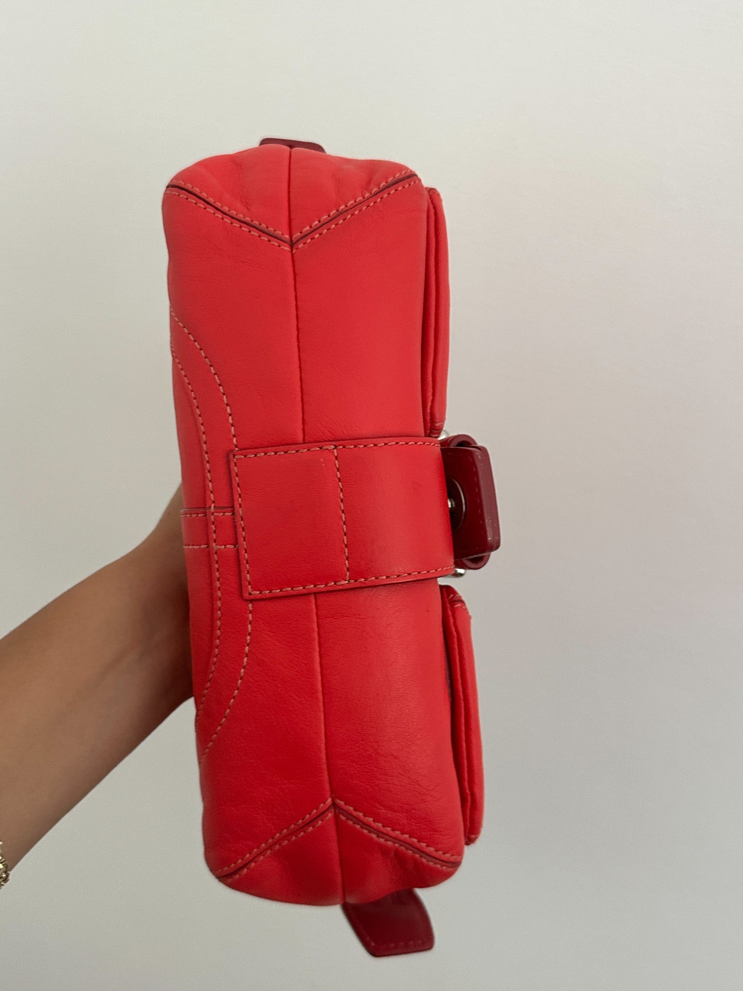 Coach Red Soho Flap Bag