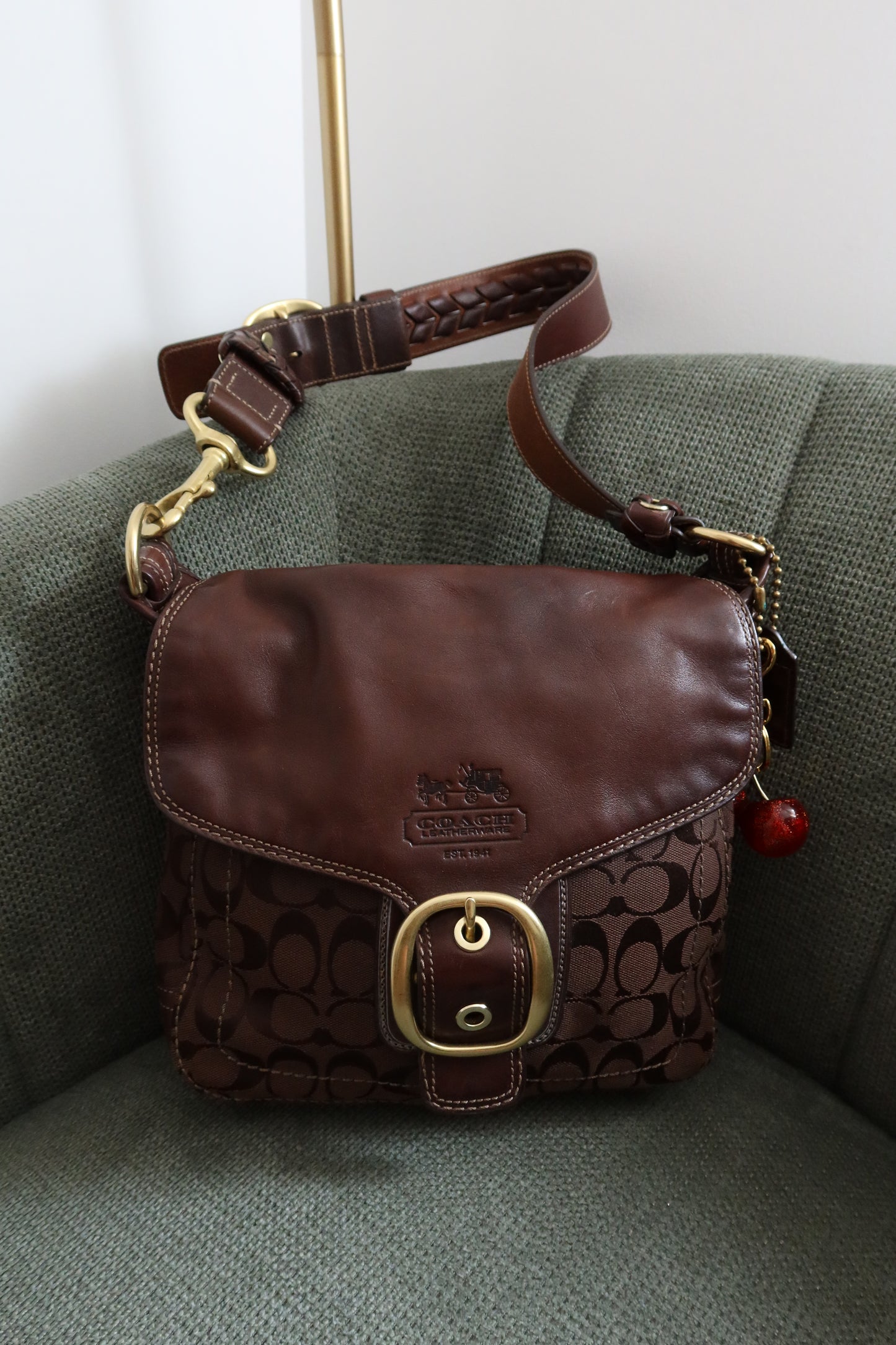 Coach Brown Soho Bleeker Cross Body Bag