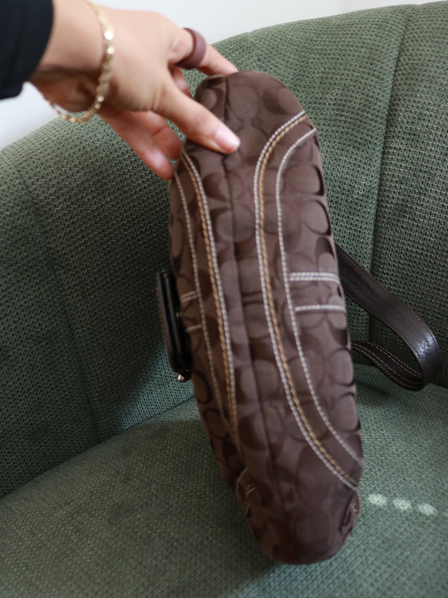 Rare Coach Brown Signature Soho Bag