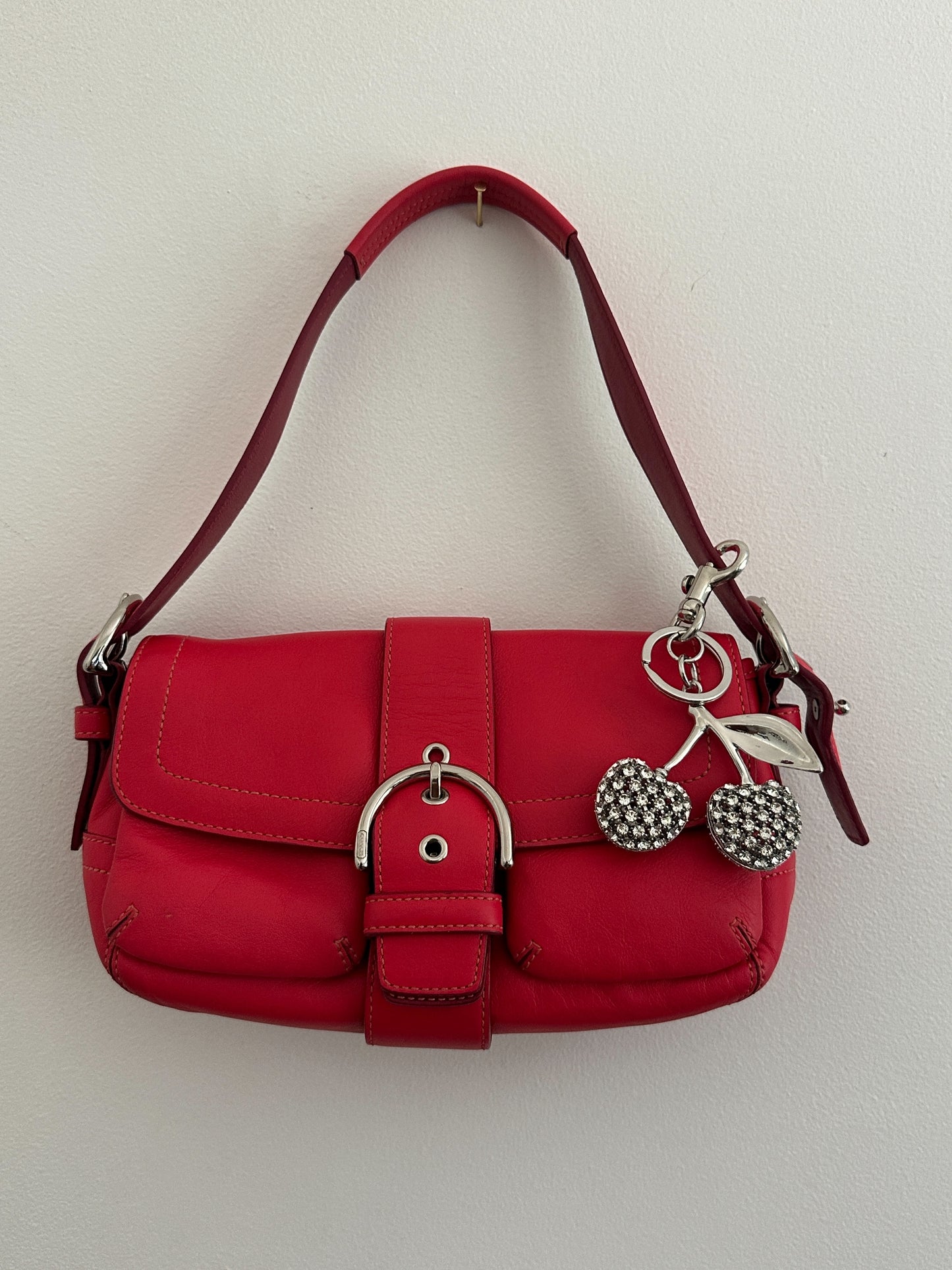 Coach Red Soho Flap Bag