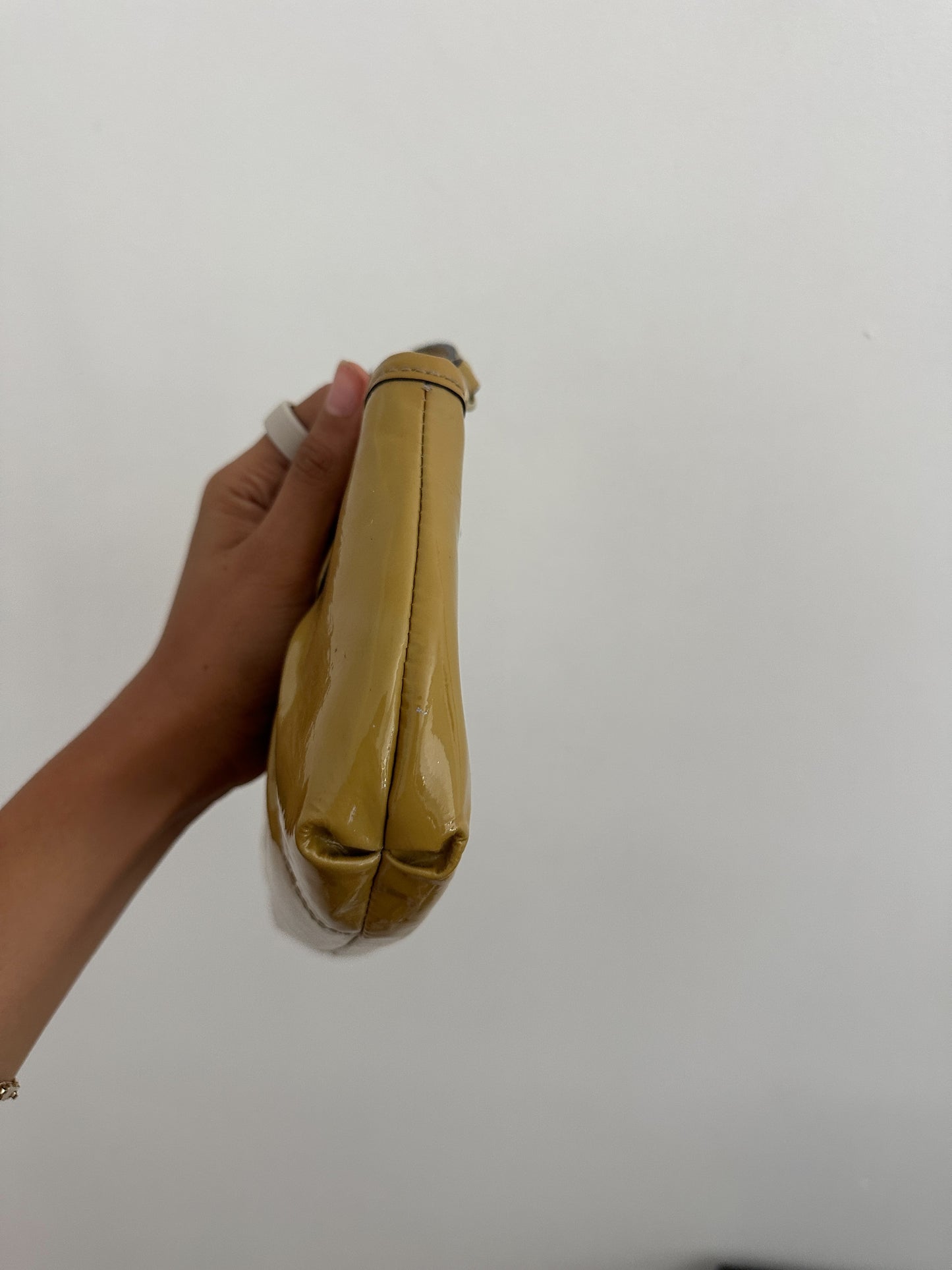 Coach Yellow Patent Mini Bag