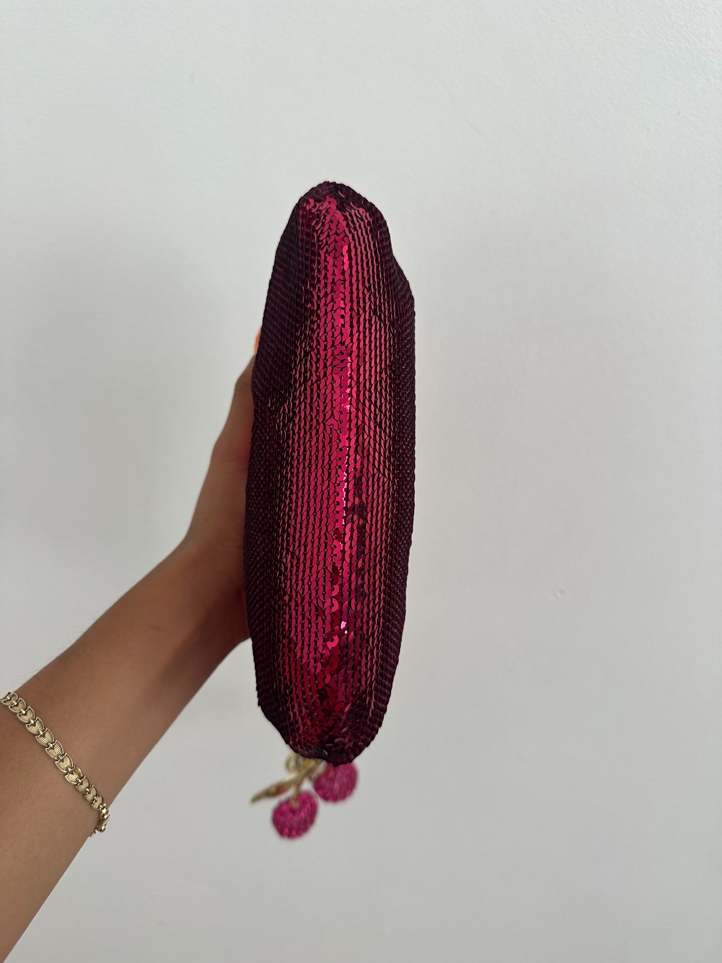 Rare Coach Pink Sequin Poppy Bag
