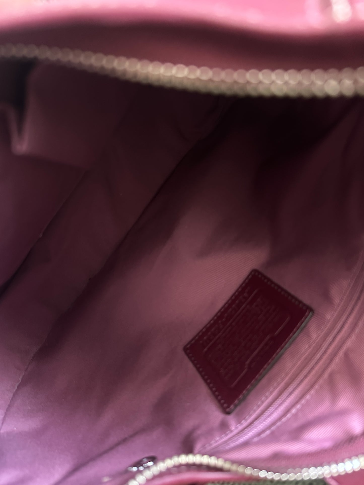 Rare Coach Maroon Hamptons Hobo Bag