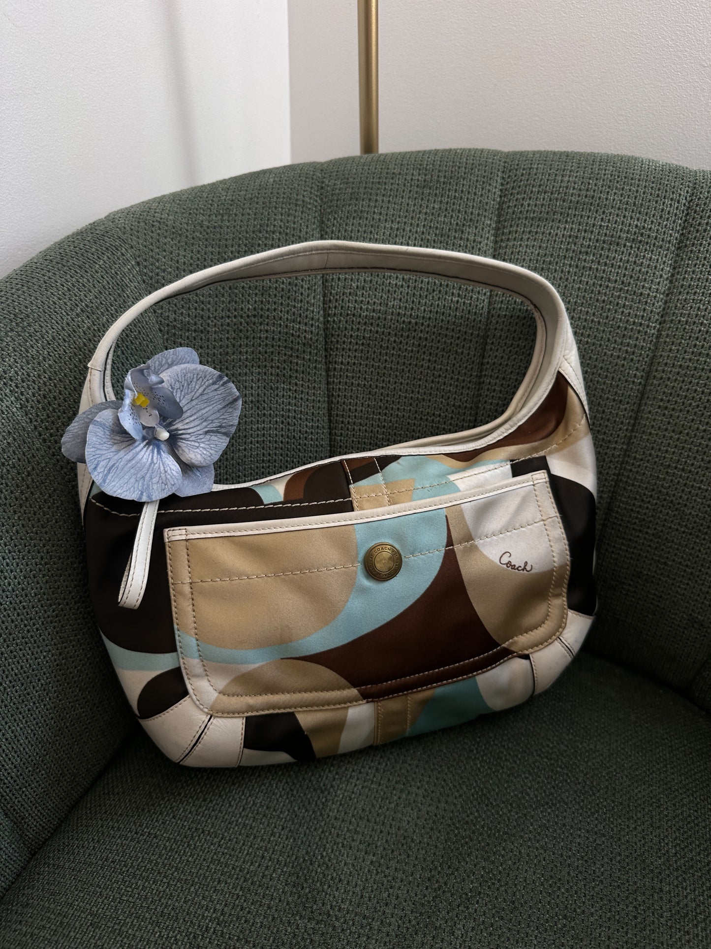 Coach Satin Multicolor Satin Ergo Bag