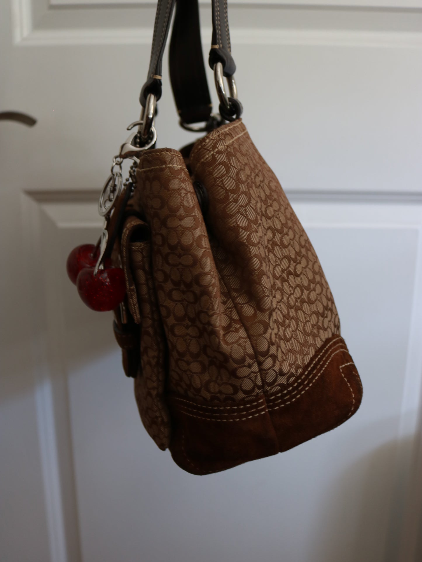 Coach Brown Monogram Soho Tote Bag