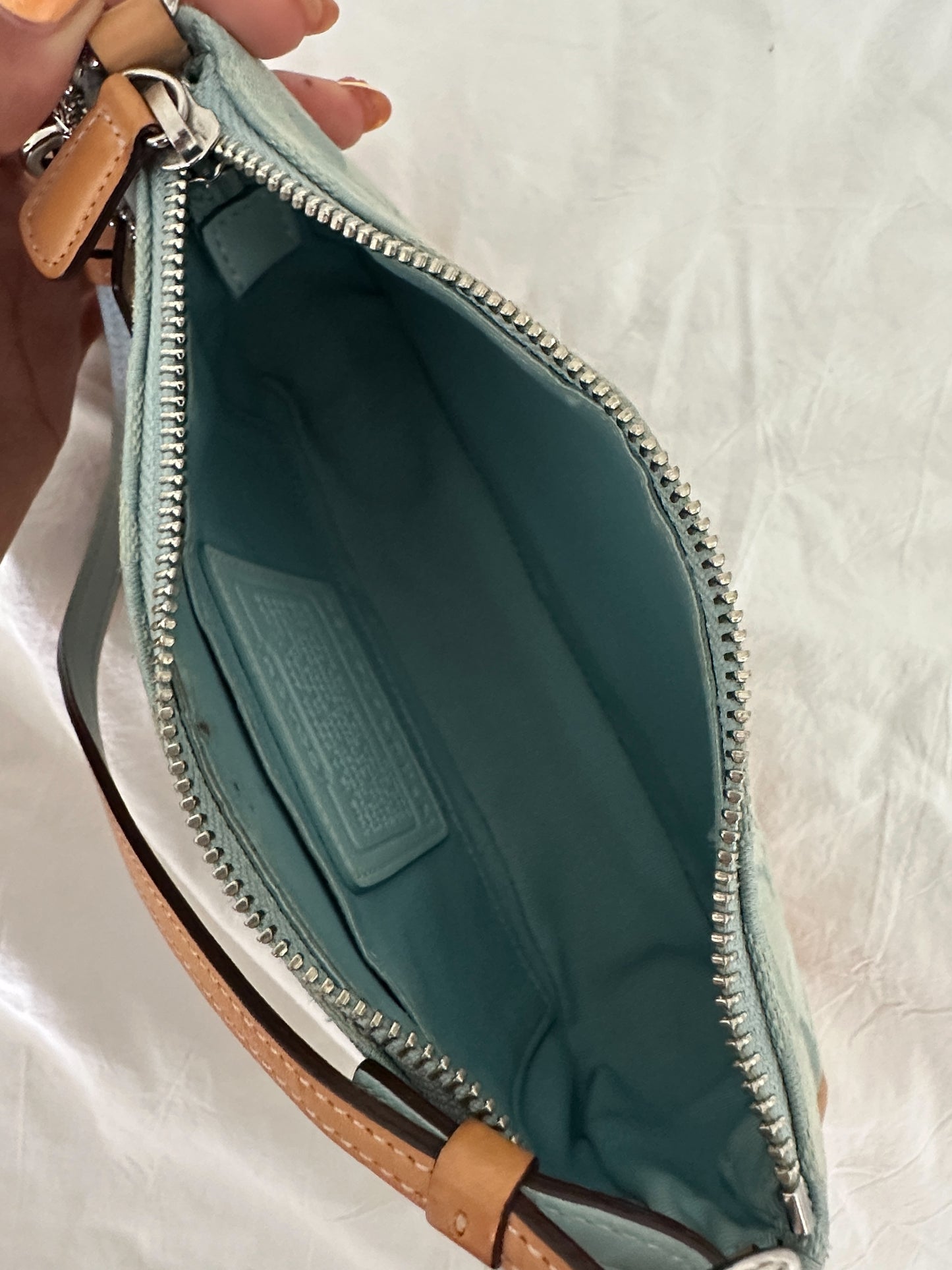Coach Light Blue Demi Hamptons Bag