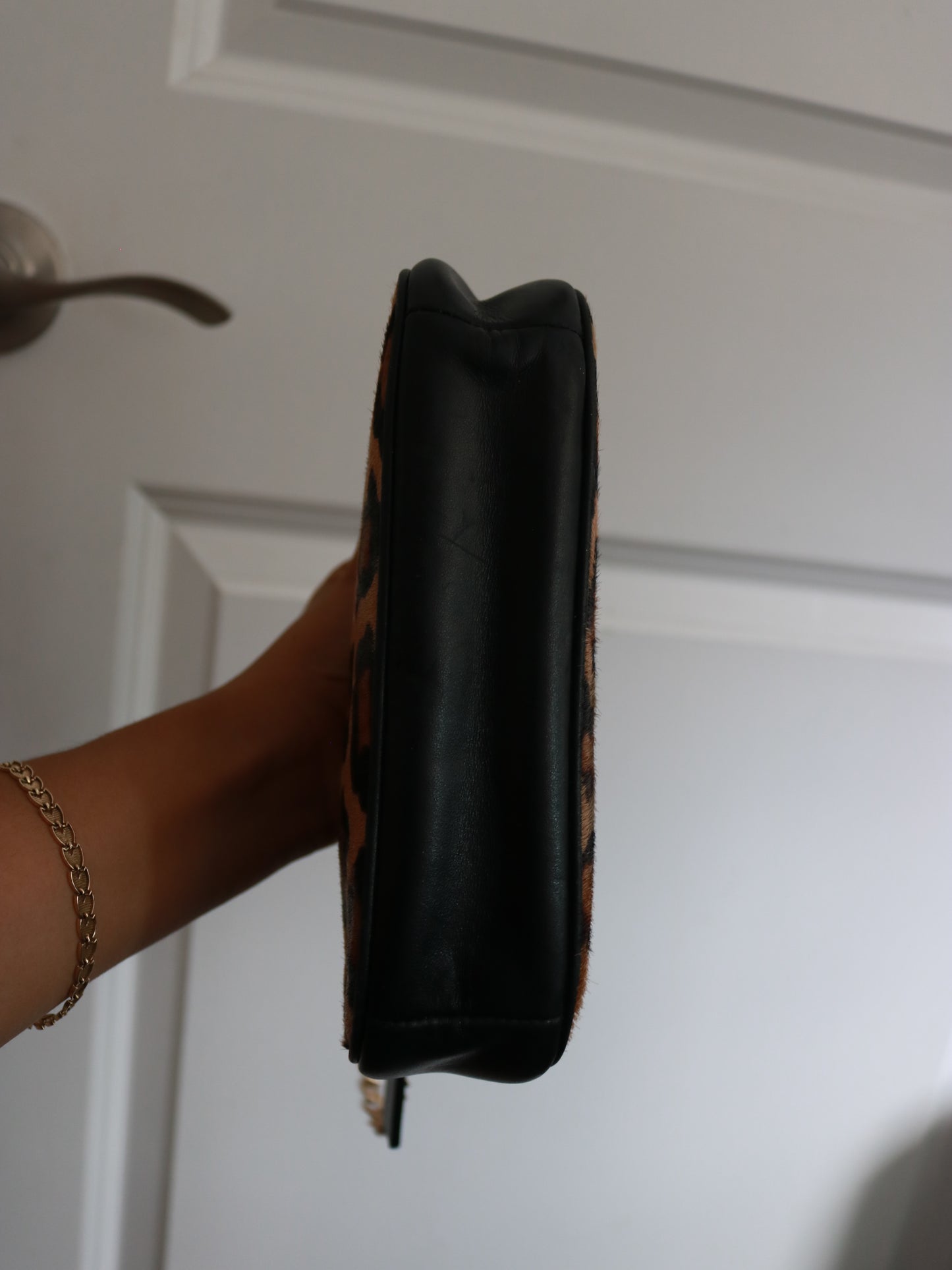 Coach Leopard Print Shoulder Bag
