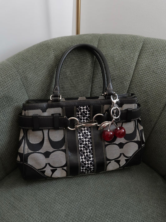 Coach Grey Hamptons Carry-All Bag