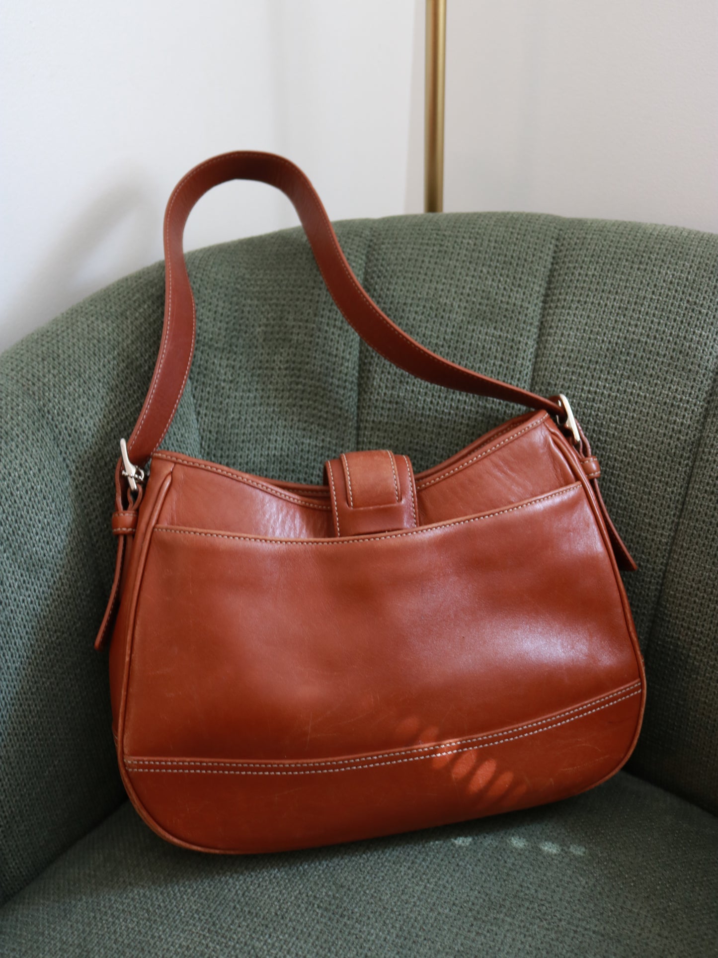 Coach Tan Hamptons Hobo Bag
