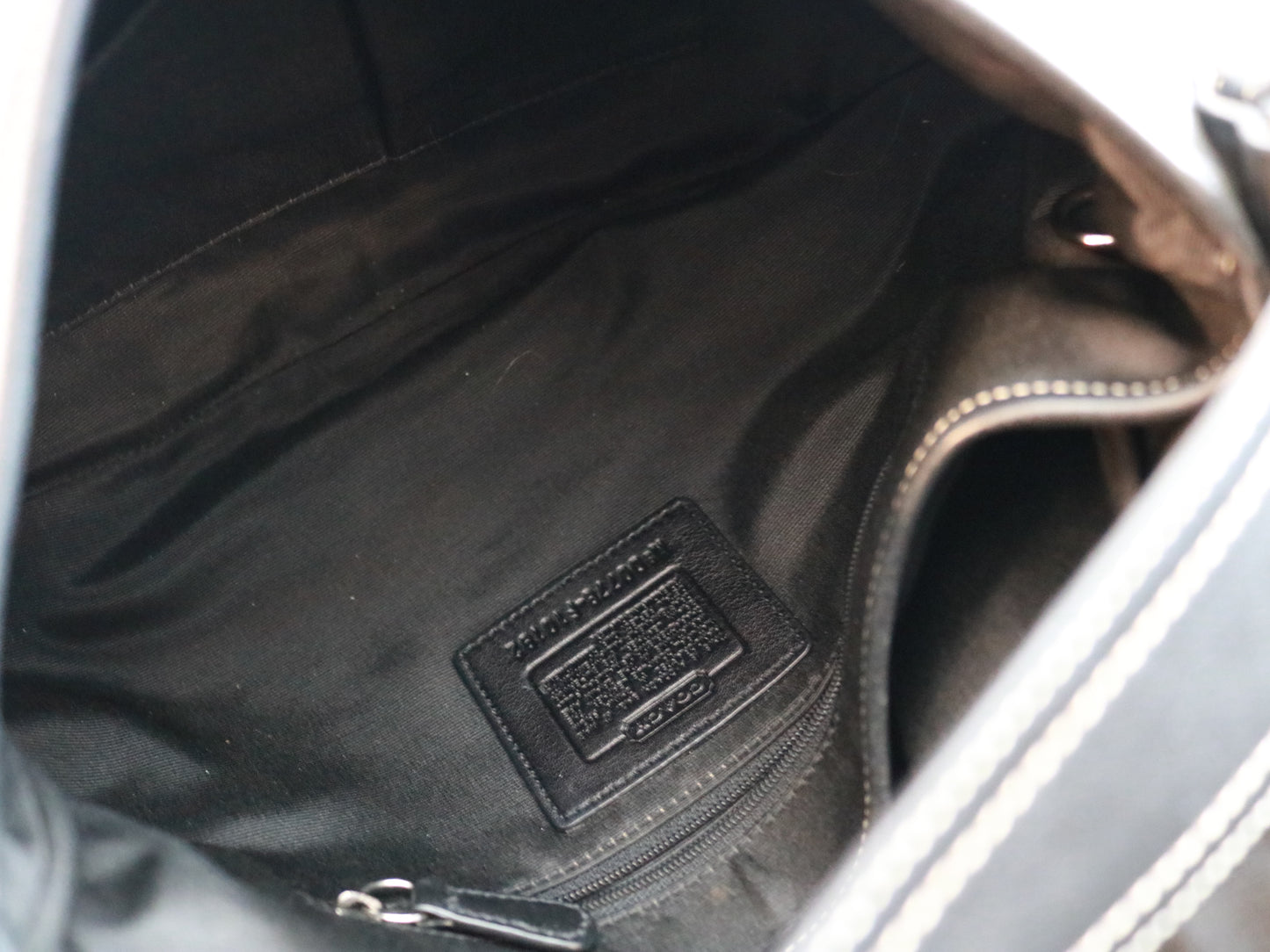 Coach Black Leather Soho Bag