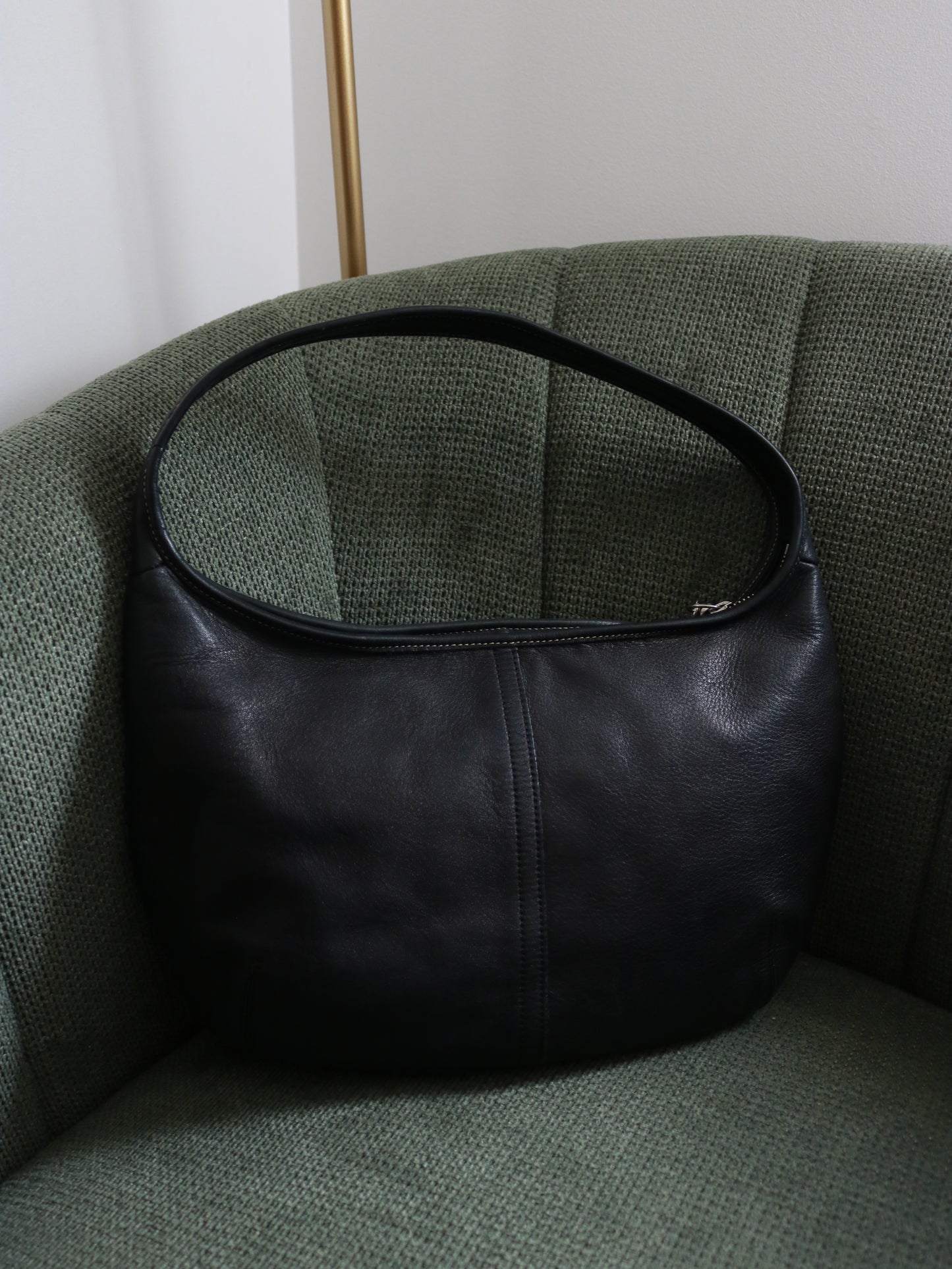 Coach Black Leather Ergo Hobo Bag