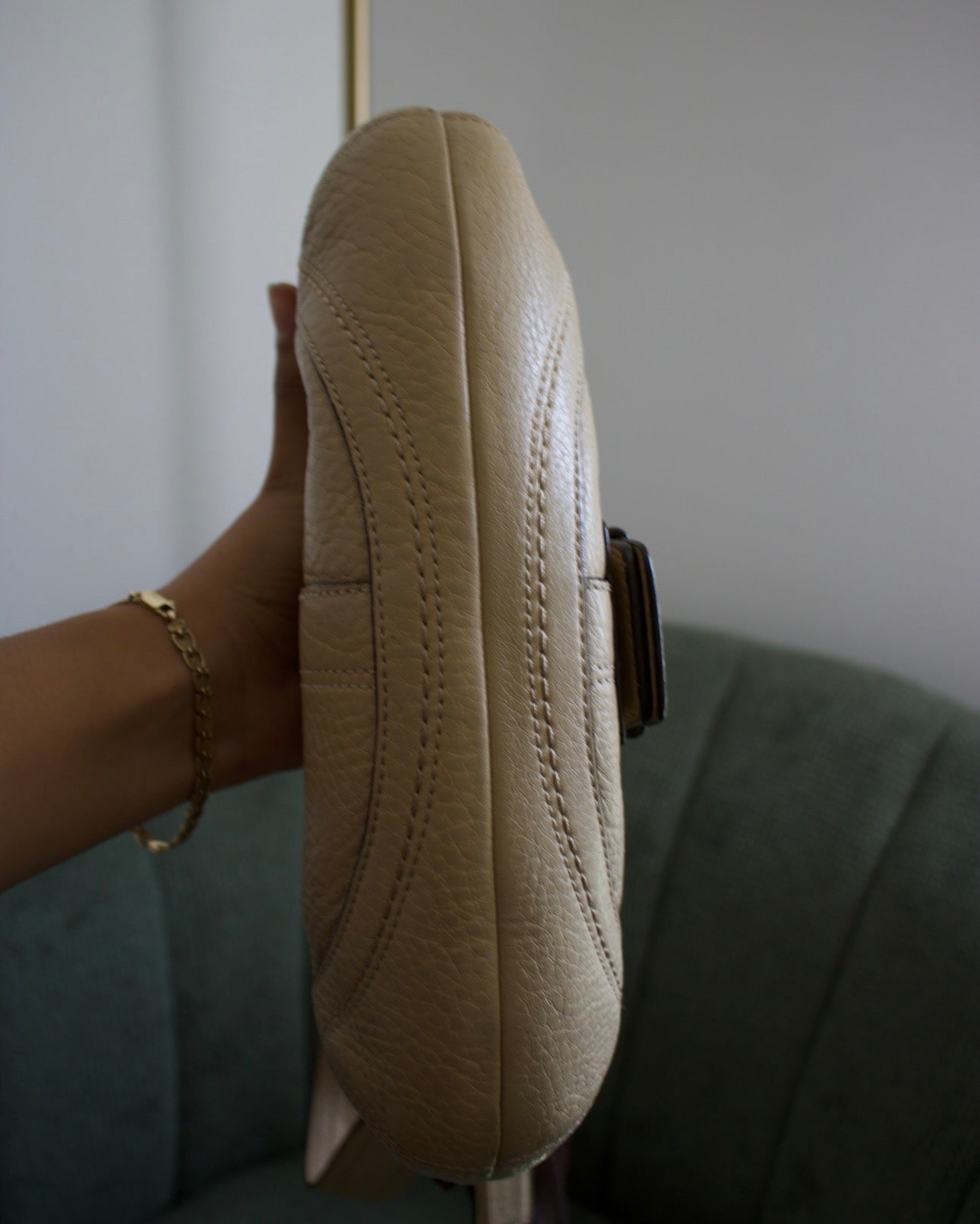 Coach Cream Leather Mini Soho Bag