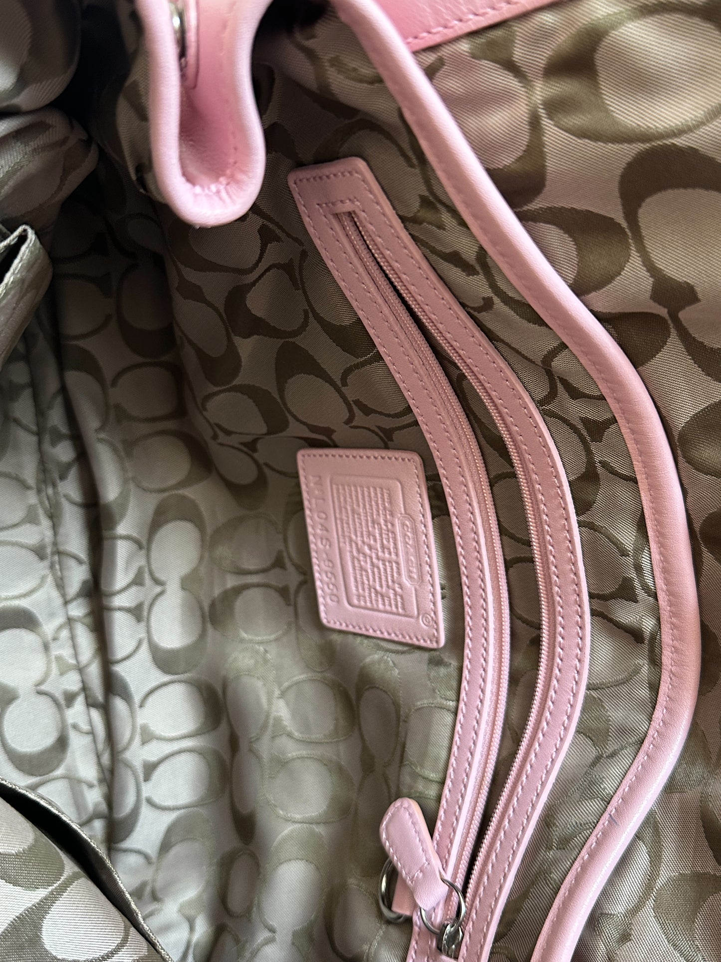 Coach Pastel Pink Satchel Bag
