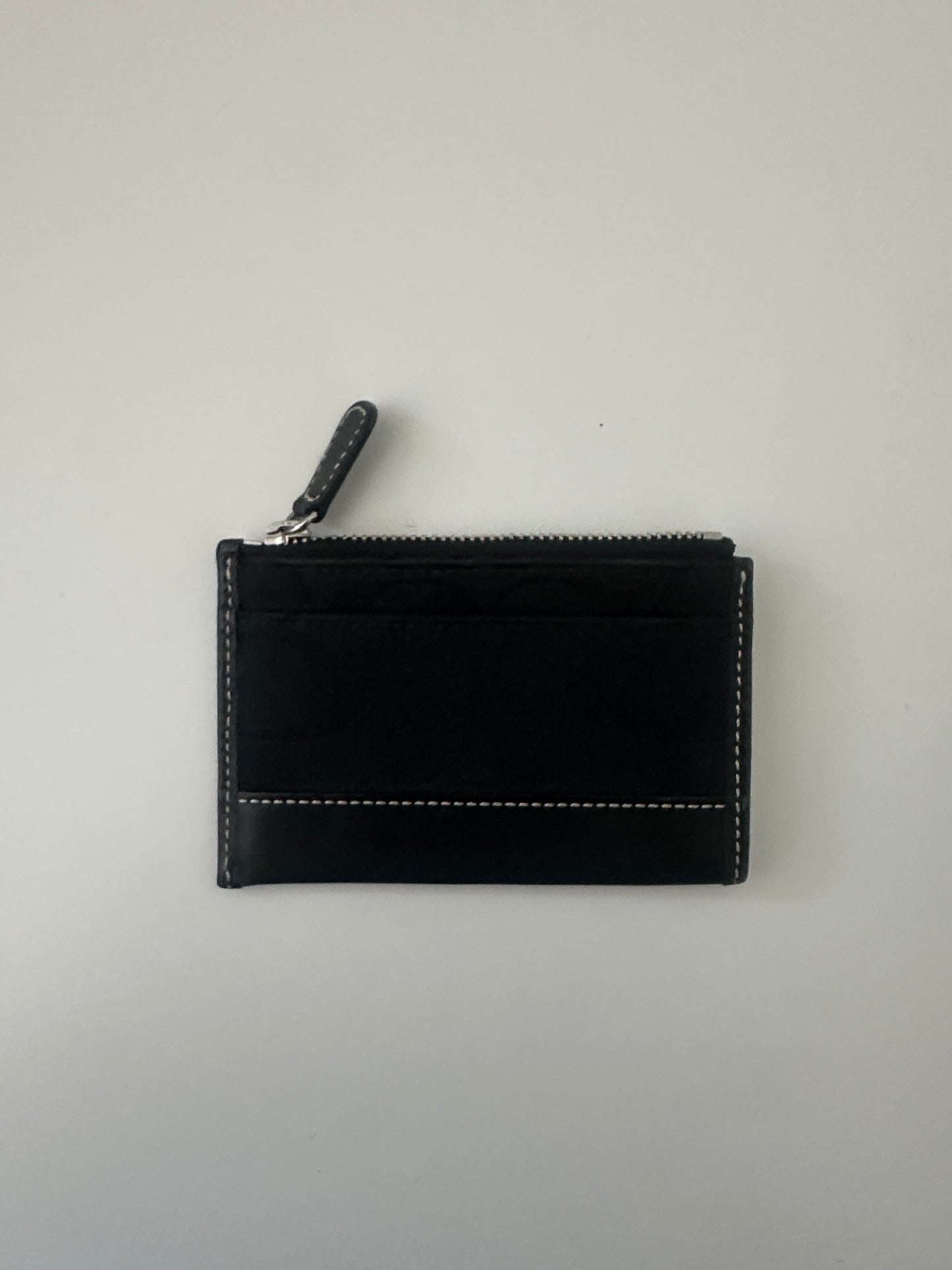 Coach Black Monogram Wallet