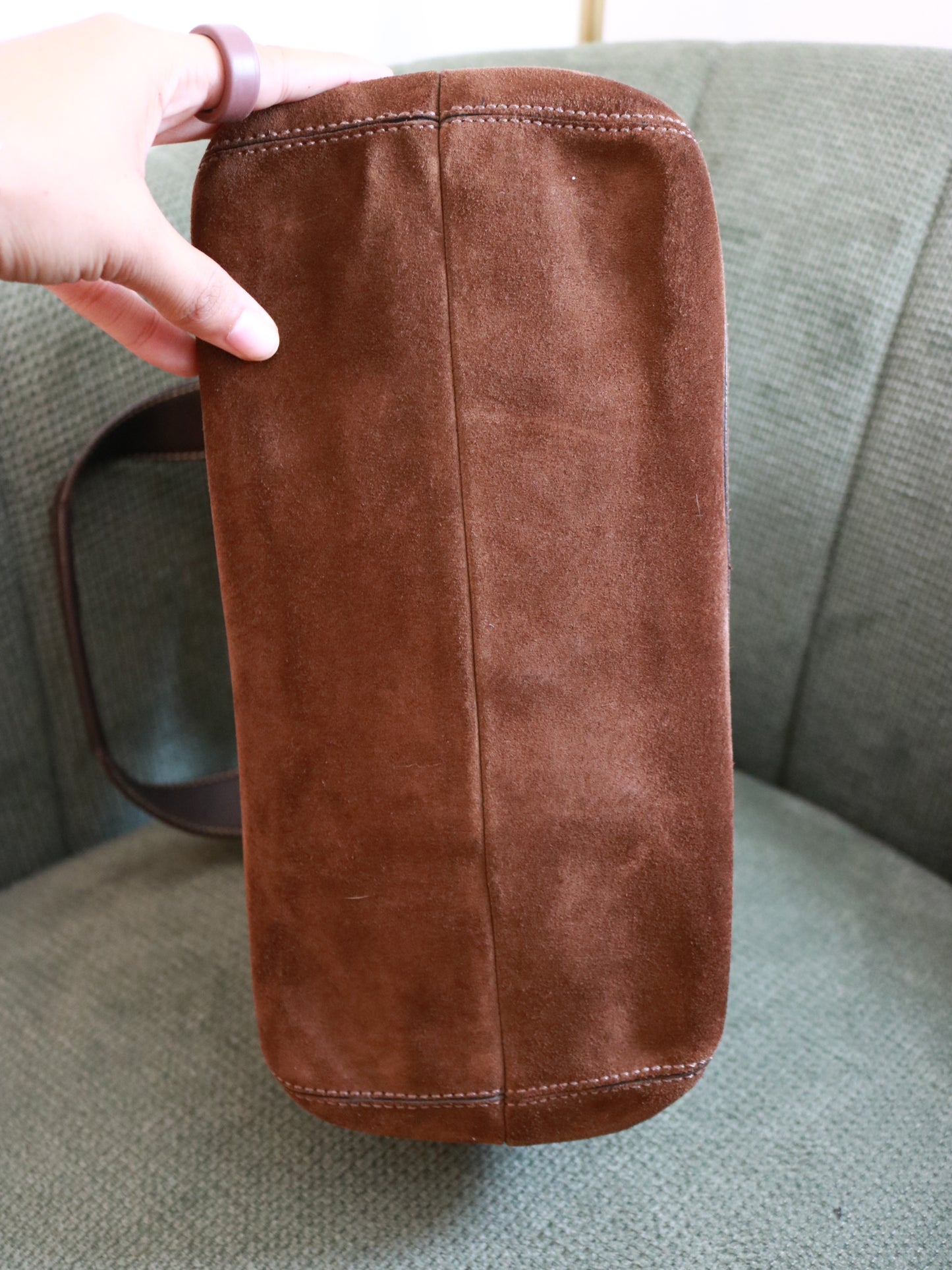 Coach Brown Signature Mini Soho Tote