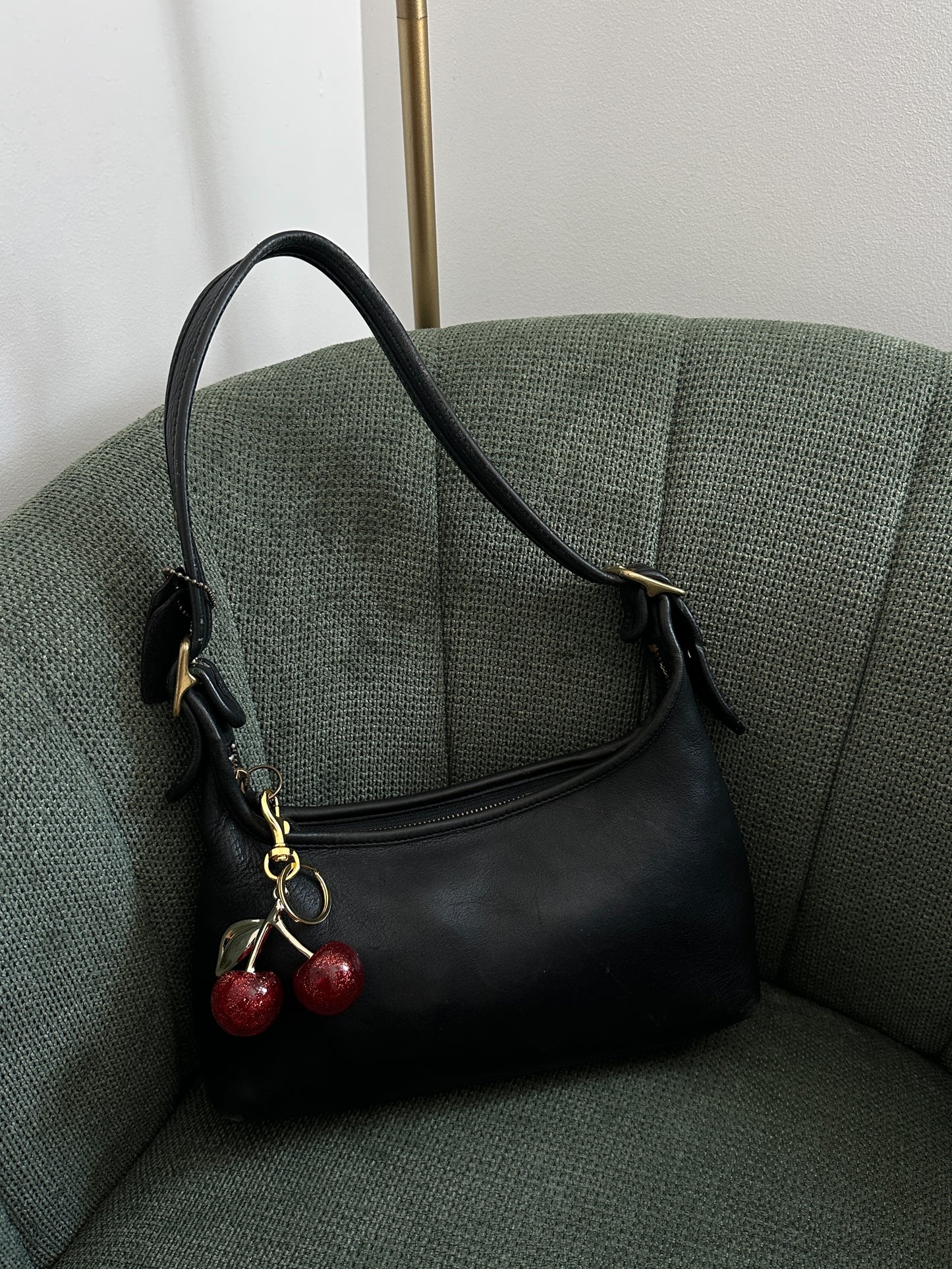 Vintage Coach Black Legacy Zoe Shoulder Bag