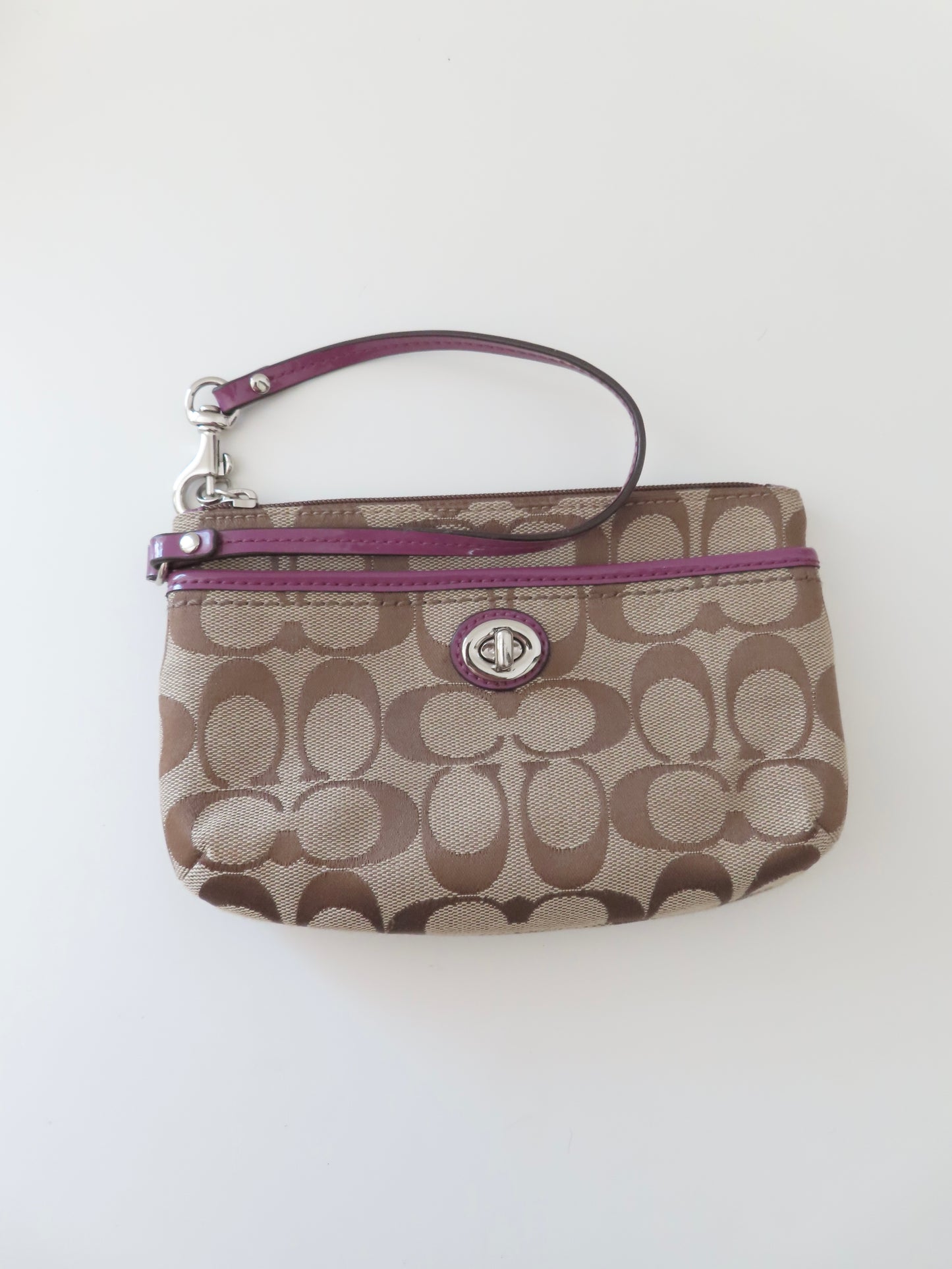 Coach Signature Wristlet