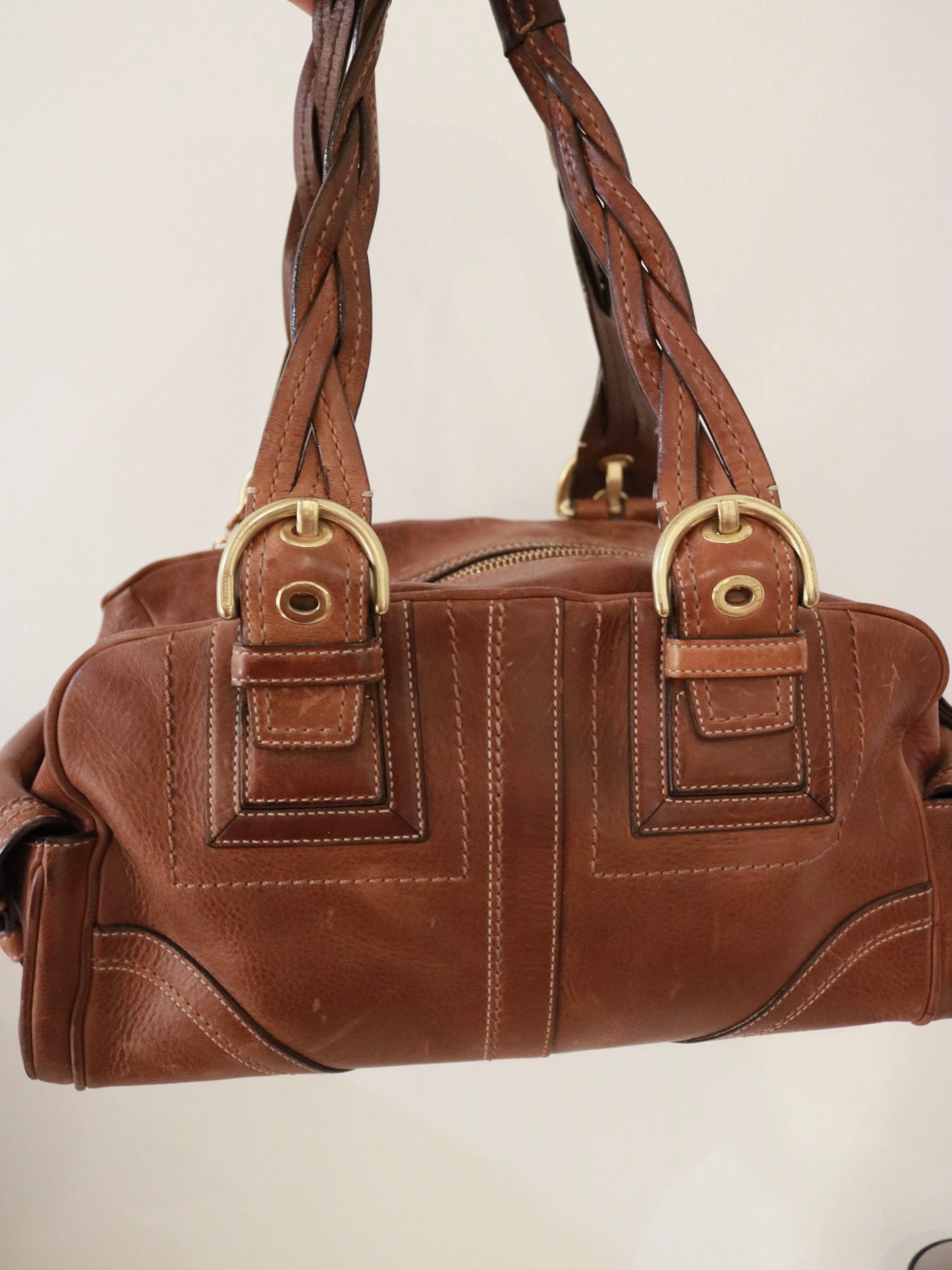 Coach Whiskey Brown Soho Mia Satchel Bag