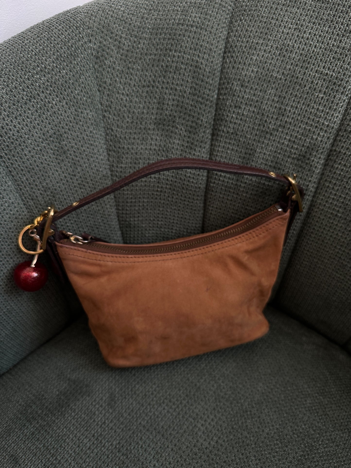 Coach Brown Pochette Bag