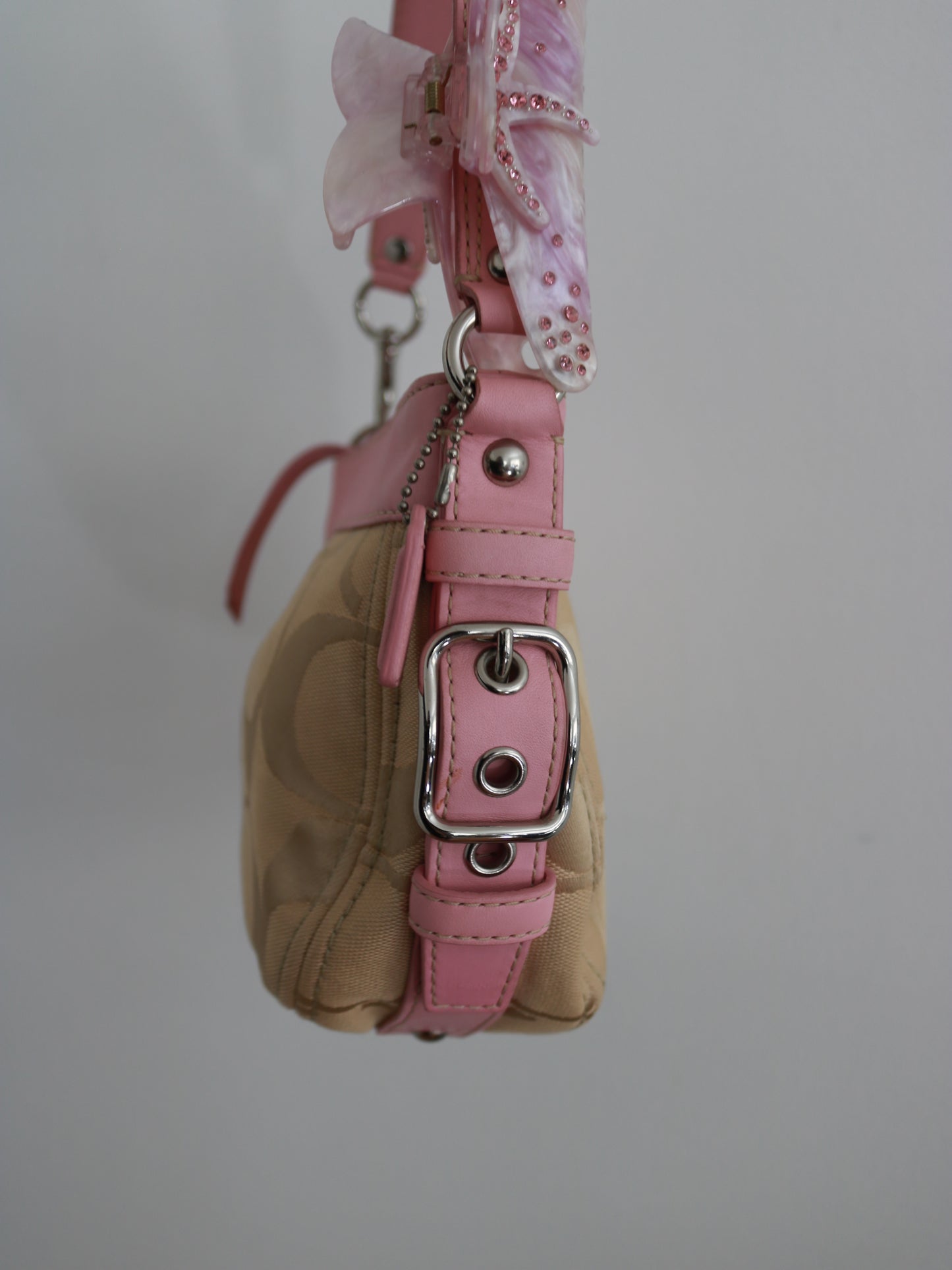 Rare Pink Coach Mini Zoe Bag