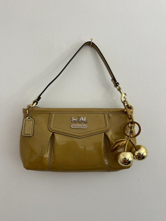 Coach Yellow Patent Mini Bag