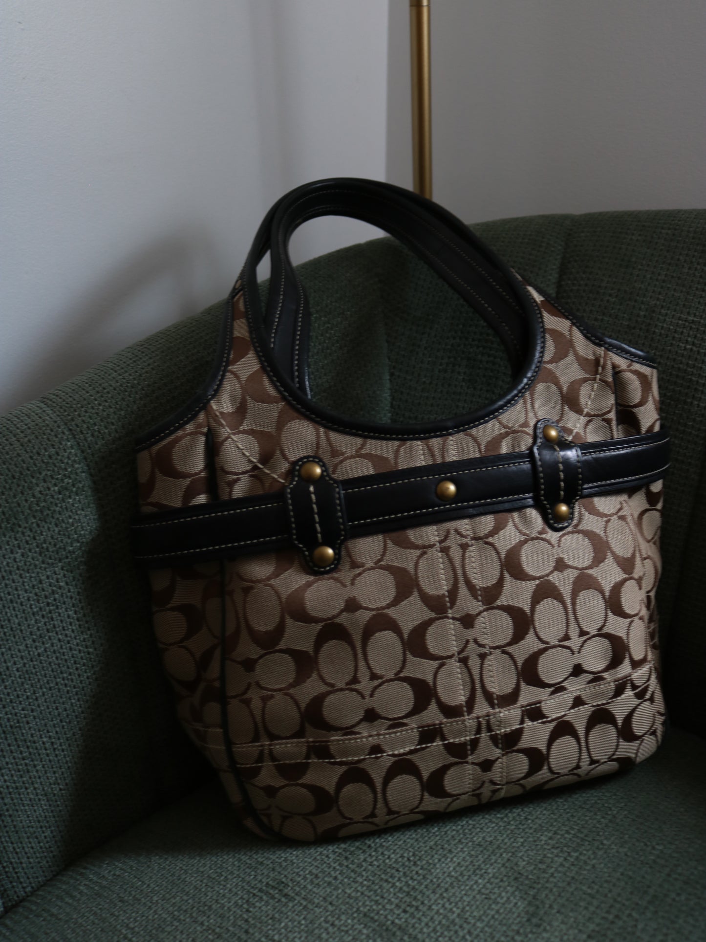 Coach Signature Ergo Mini Tote Bag