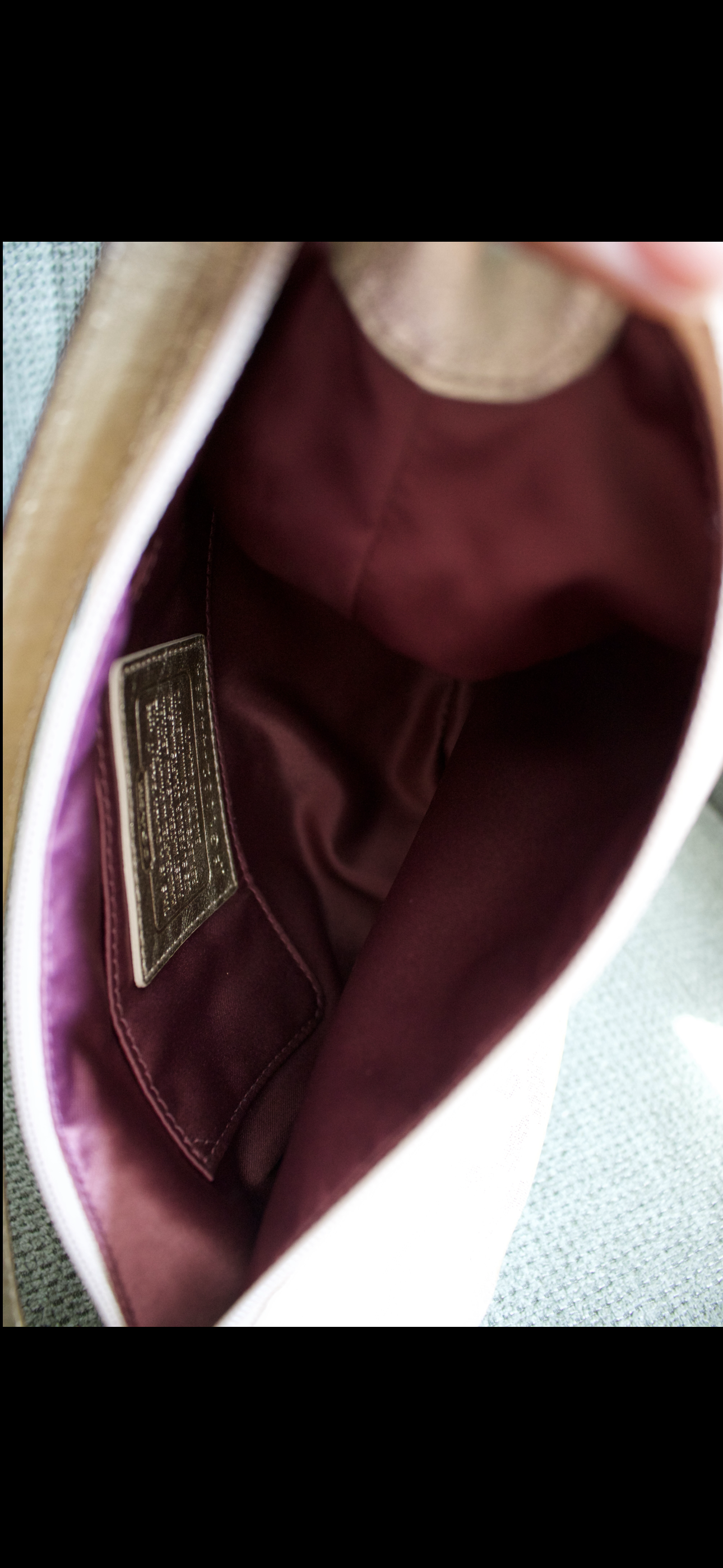 Coach Gold Poppy Shoulder Bag