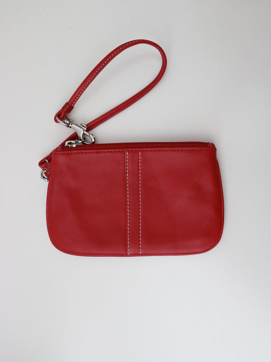 Coach Red Leather Wrislet