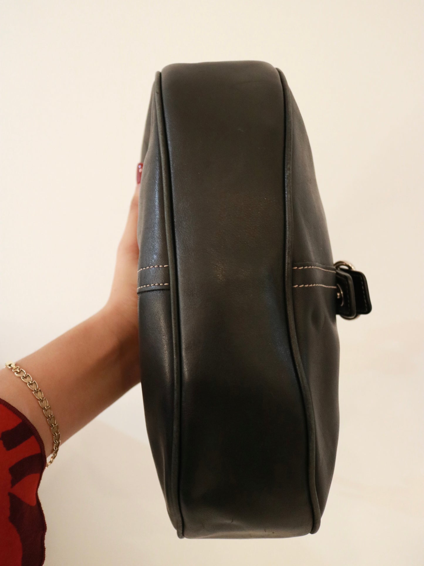 Coach Black Hamptons Hobo Bag