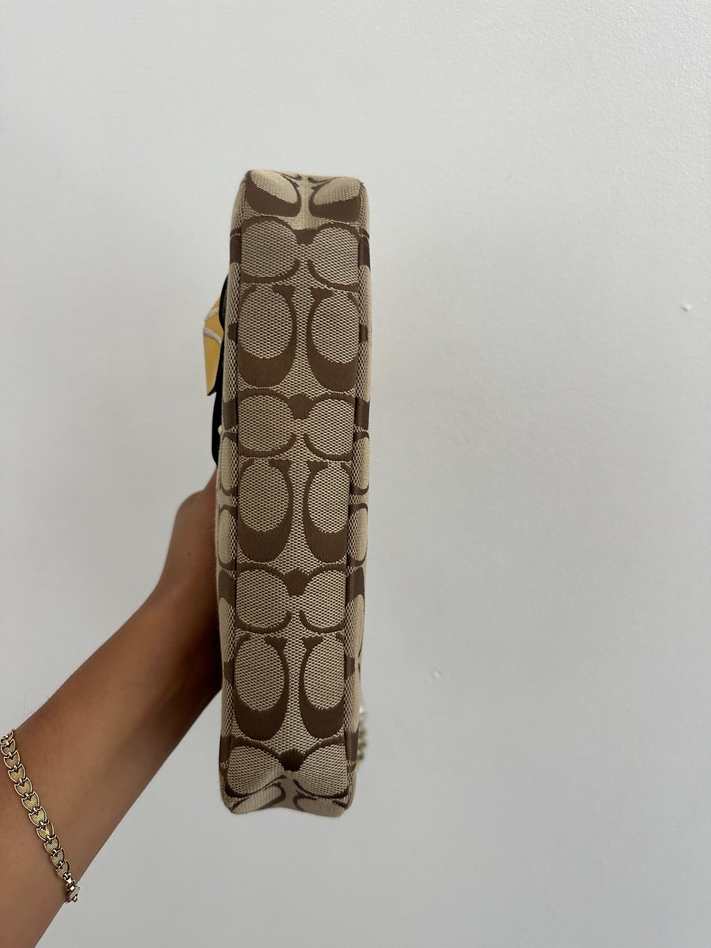 Coach Flower Signature Shoulder Bag