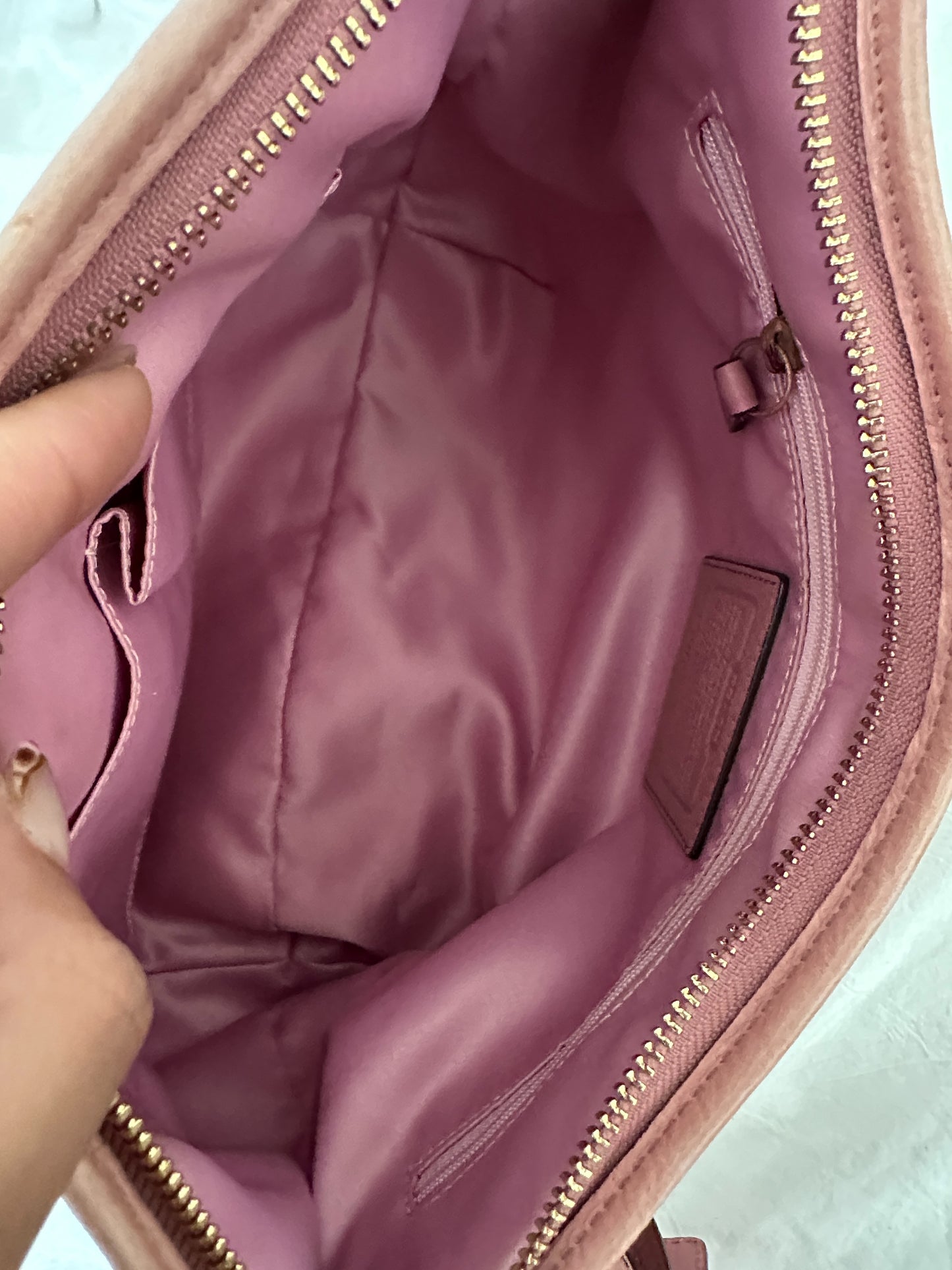 Coach Pastel Pink Shoulder Bag