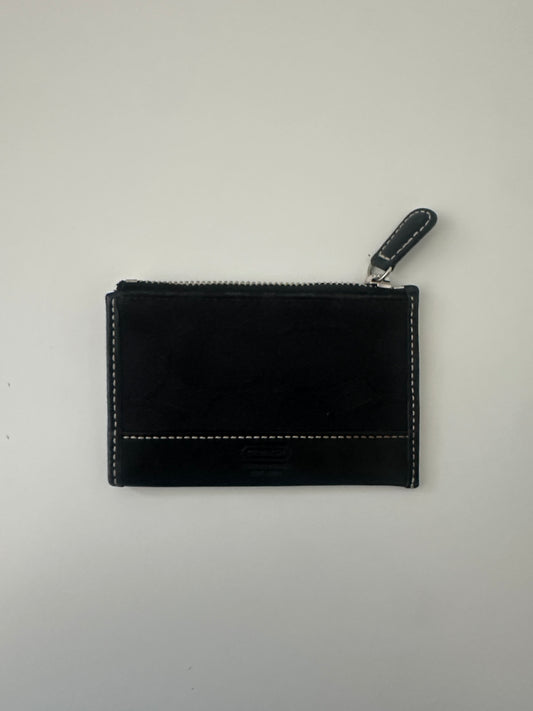 Coach Black Monogram Wallet