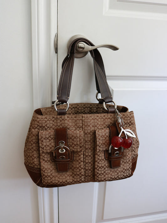 Coach Brown Monogram Soho Tote Bag