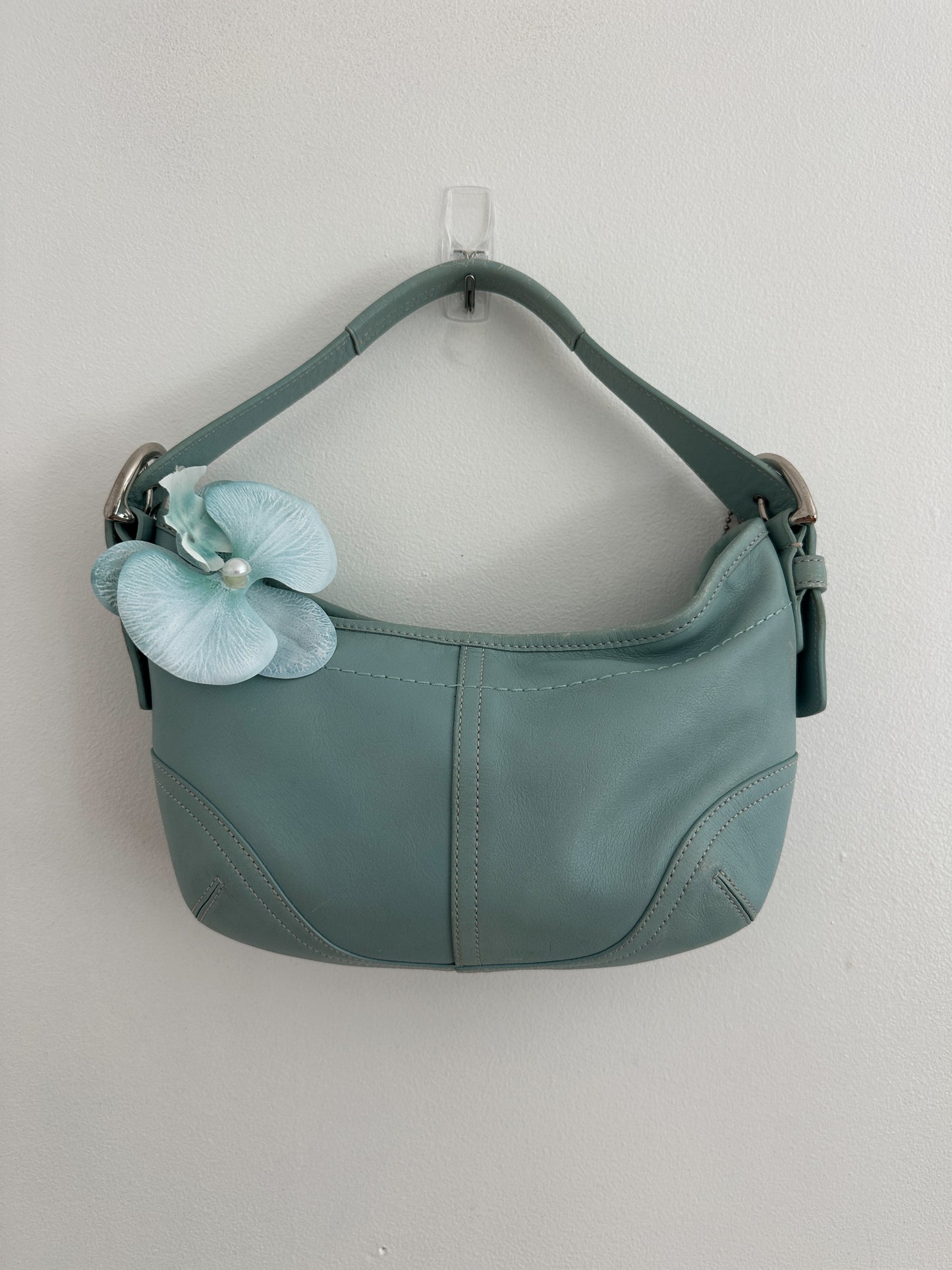 Coach Blue Mini Hobo Bag