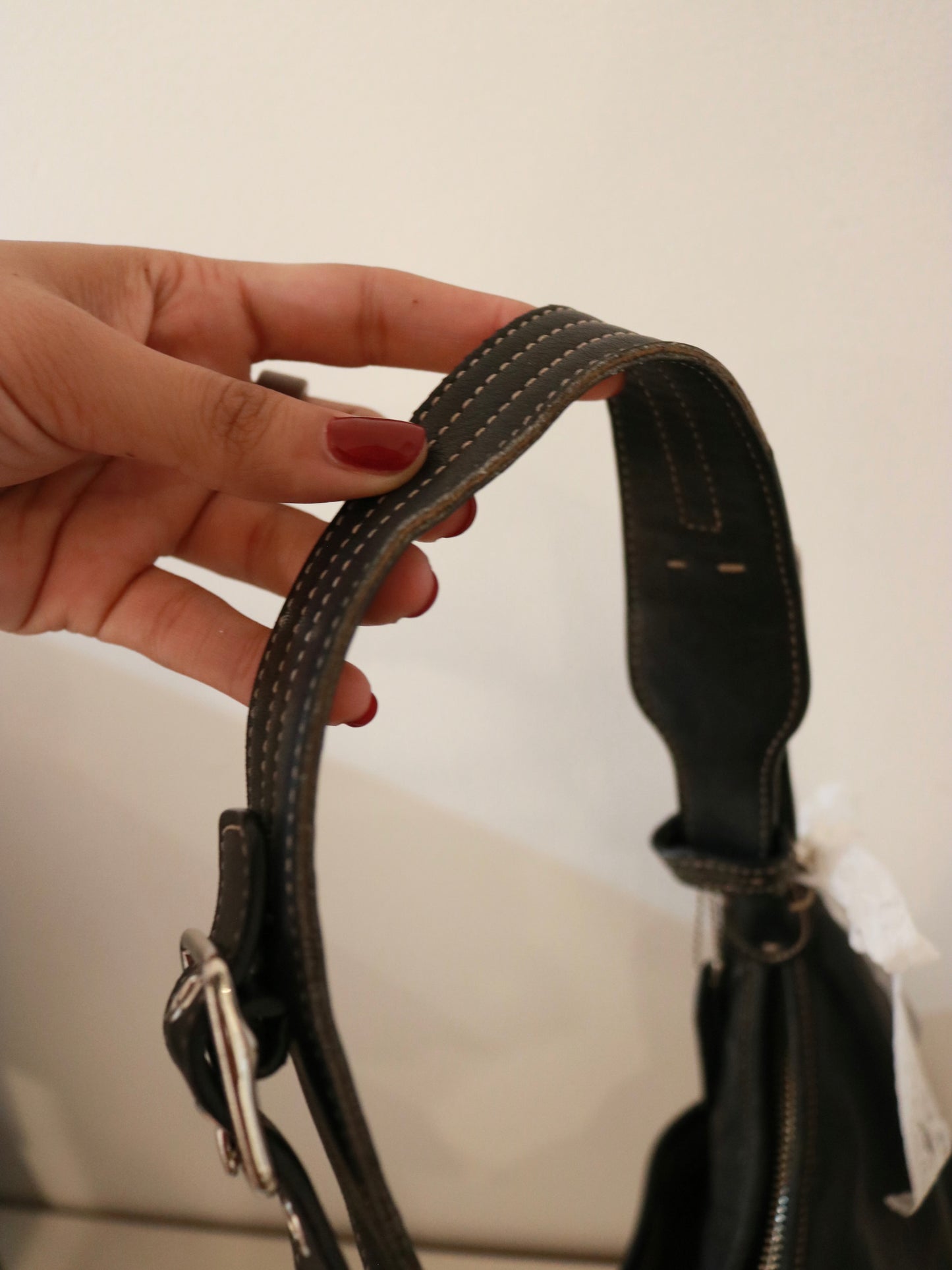 Coach Black Hamptons Hobo Bag