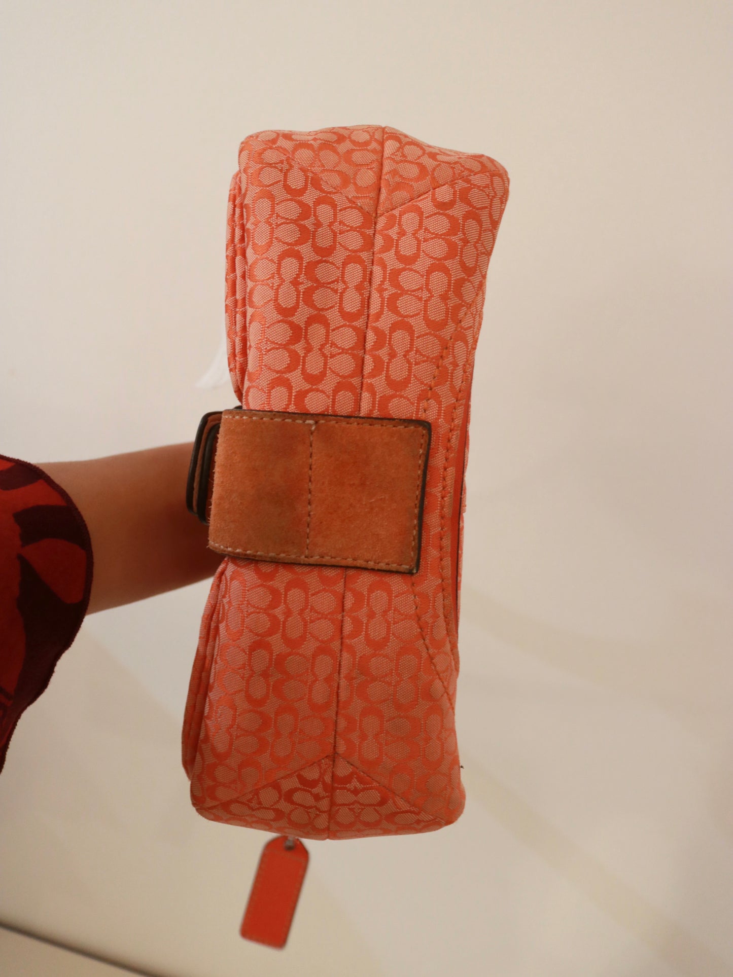 Coach Orange Monogram Soho Bag