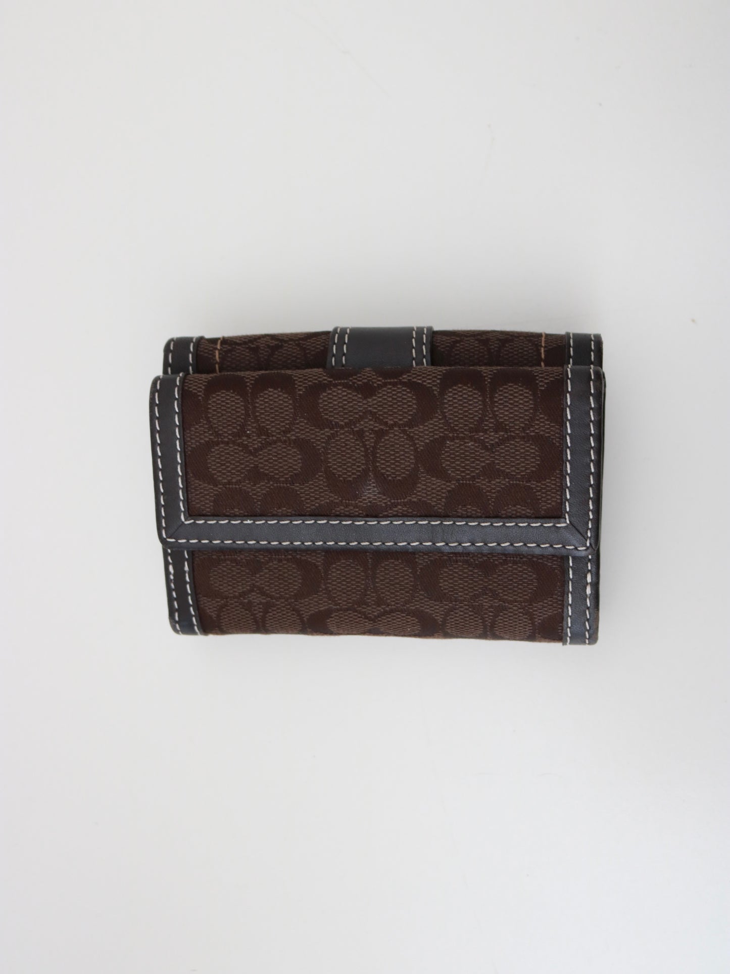 Coach Chocolate Brown Soho Signature Wallet