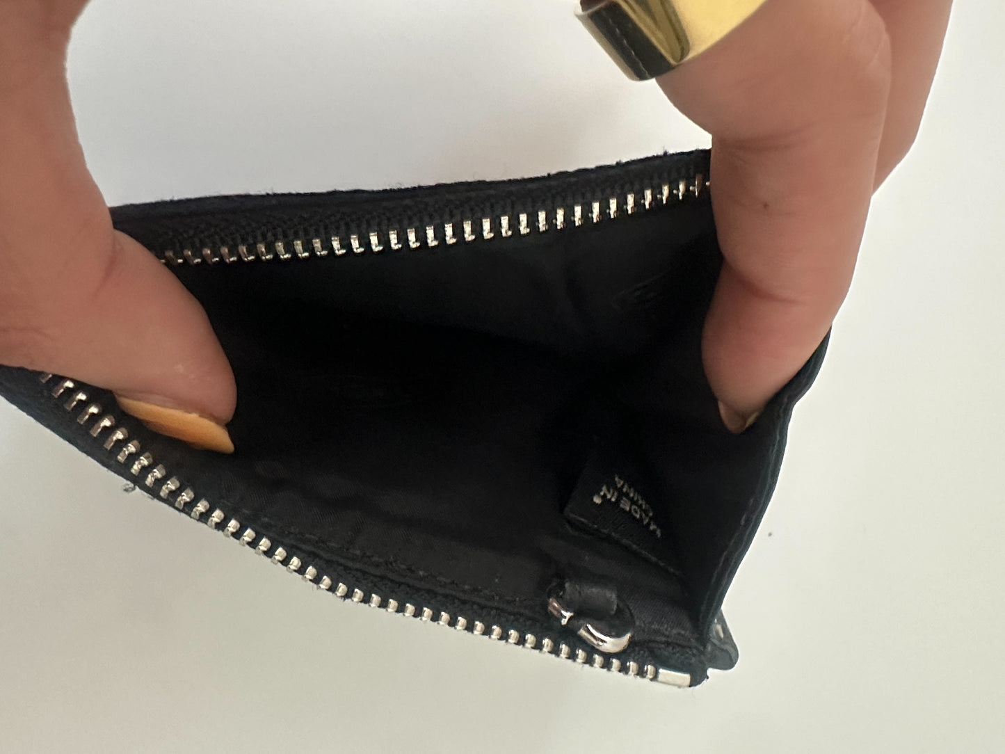 Coach Black Monogram Wallet